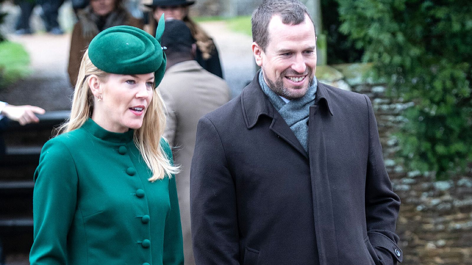 Peter Phillips con su ex esposa, Autumn.