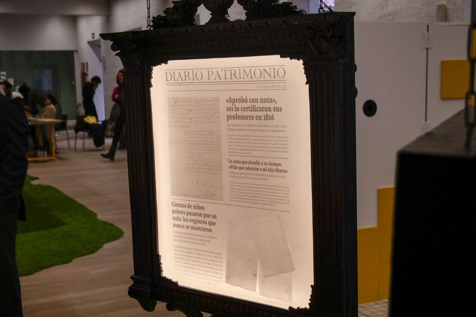 La exposición "Habitantes. Arquitectura de la Memoria" de la Universidad de Granada, en imágenes