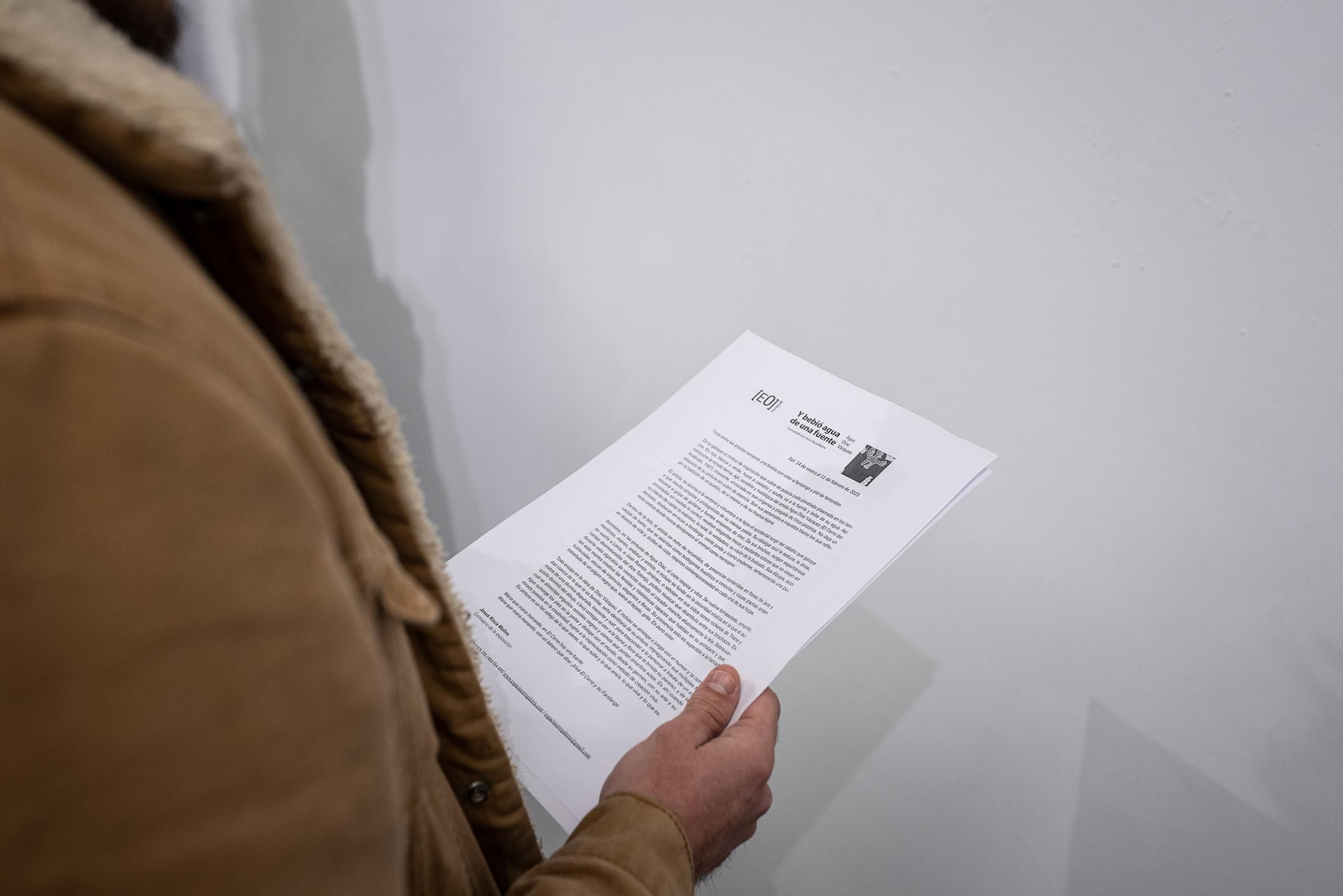 Imágenes de la inauguración de la exposición de Agus Díaz Vázque " Y bebió agua de una fuente"