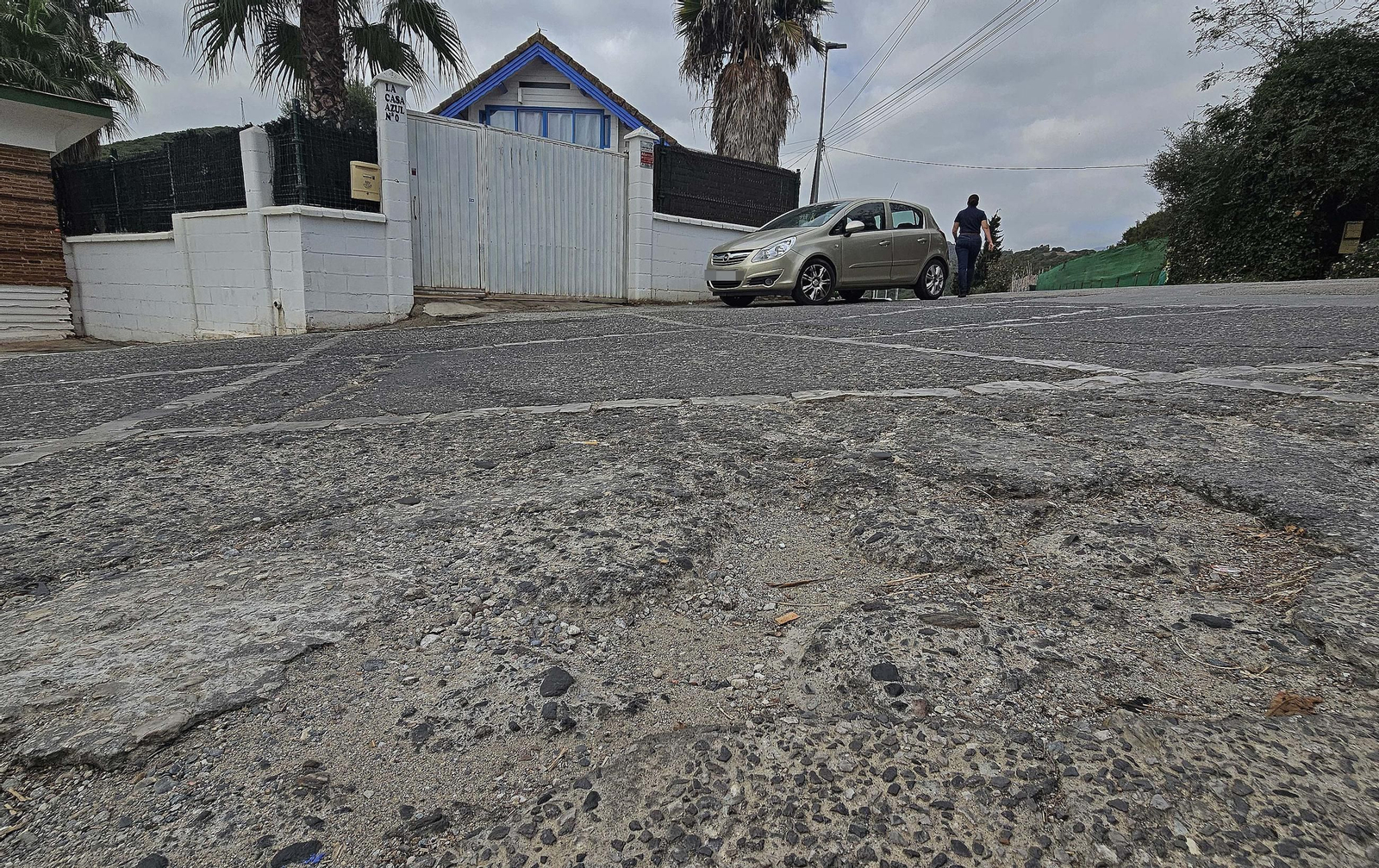 Fotos de los desperfectos en las barriadas de Getares en Algeciras