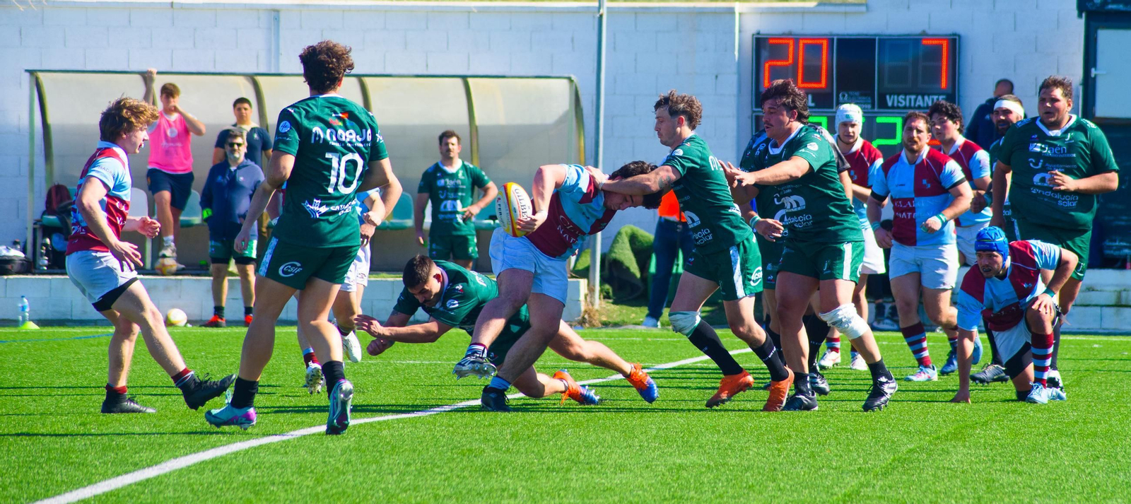 El cuadro jiennense venció a los madrileños por 20-7 en Las Lagunillas.