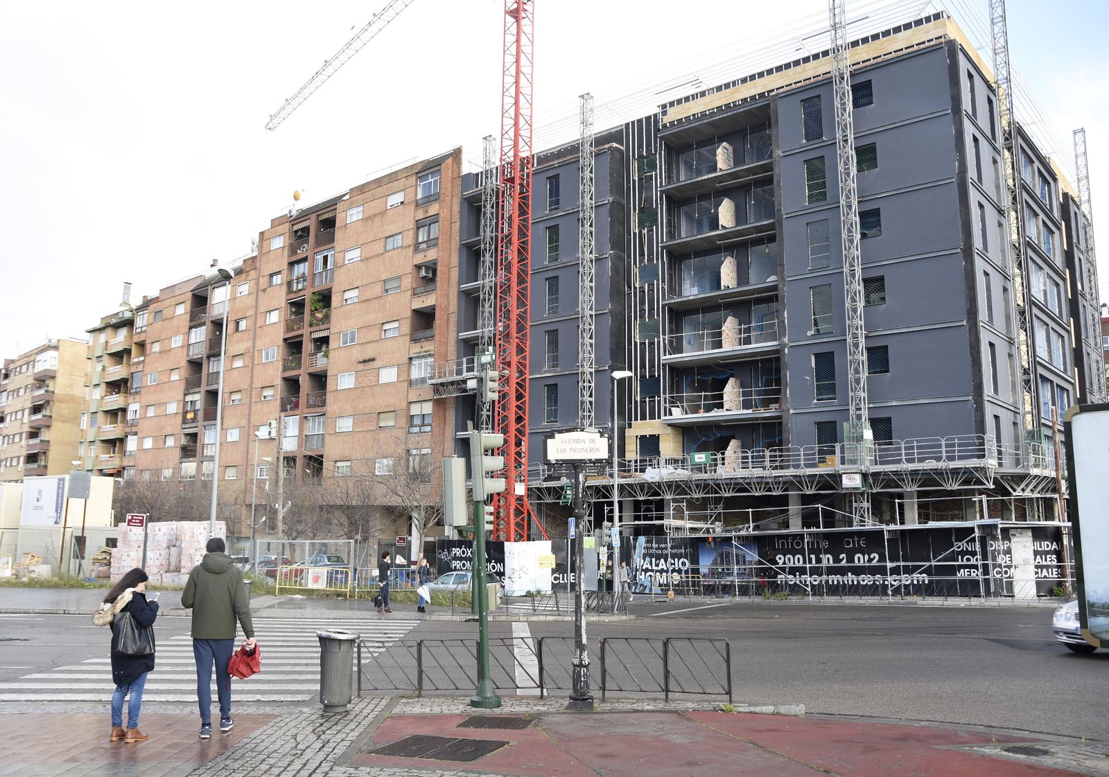 Viviendas en construcción.