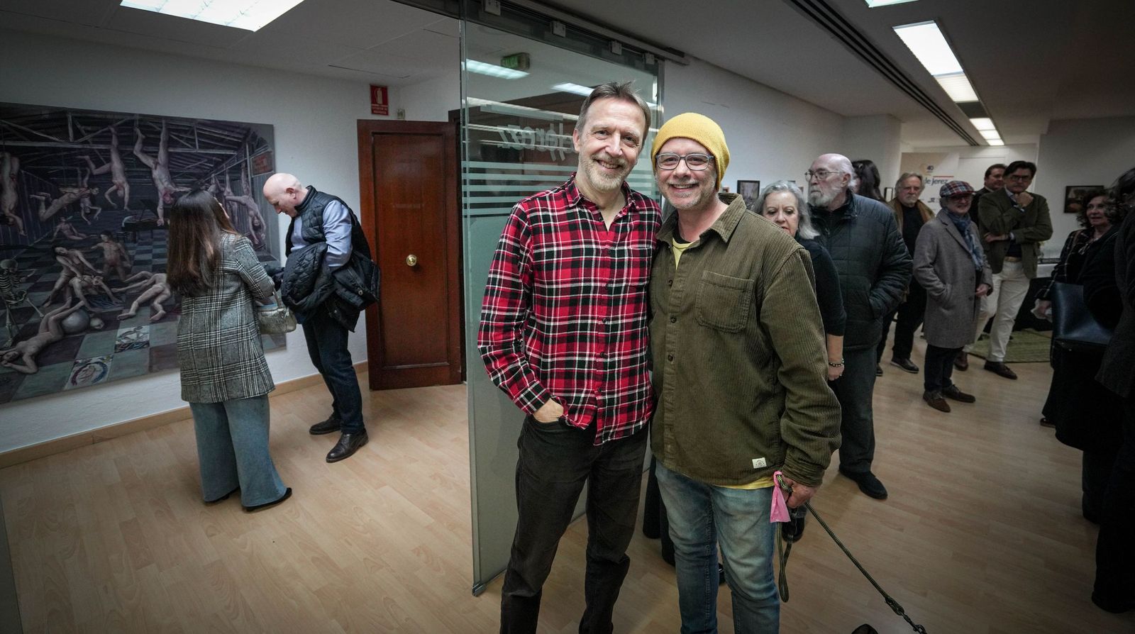 Imágenes de la inauguración de la exposición de Manuel del Valle en la sala ArteaDiario