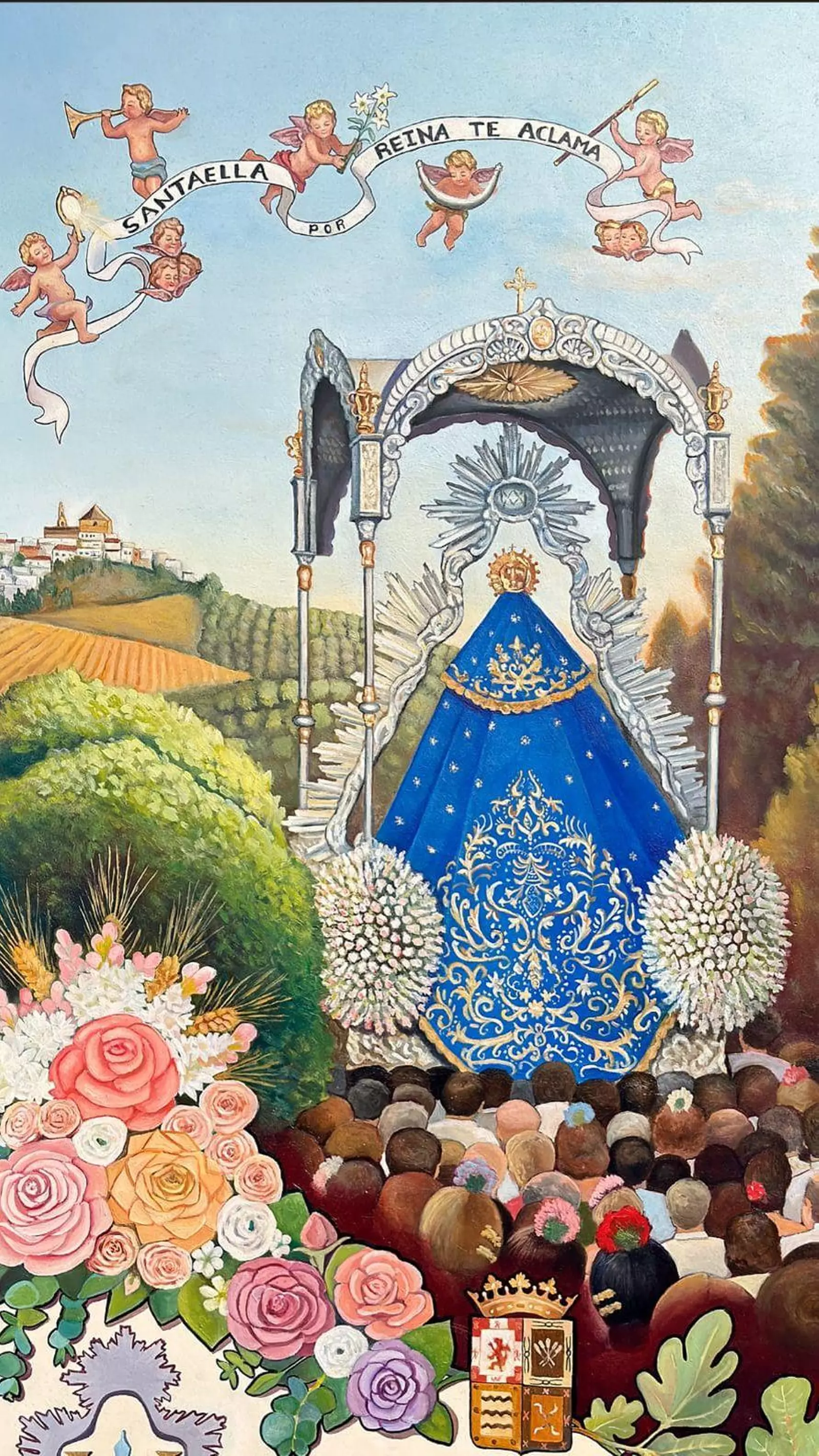 Santaella vivirá la primera procesión de la Virgen del Valle en diez años: horario, recorrido y estrenos