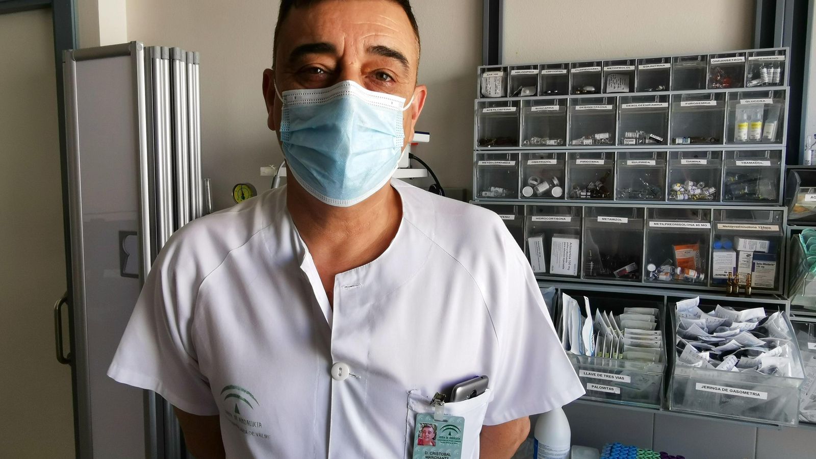 El jefe del servicio de Urgencias del Valme, Cristóbal Marchante