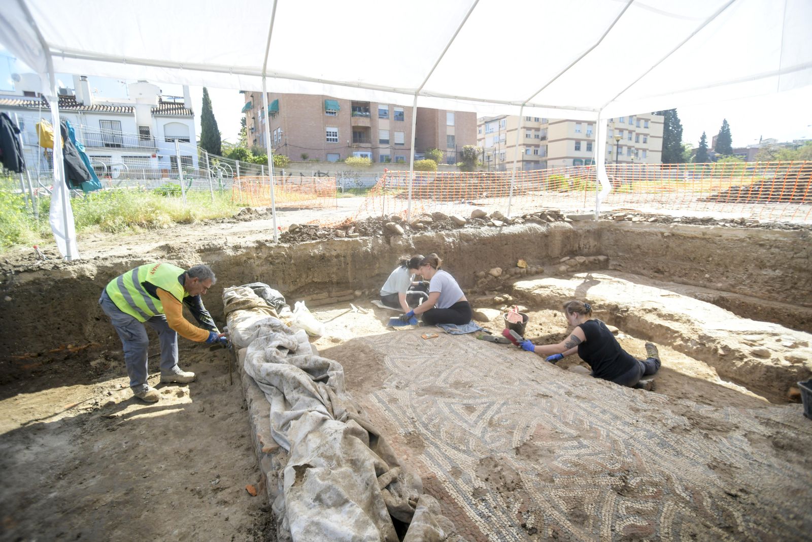 Así es la villa romana de la calle Primavera de Granada