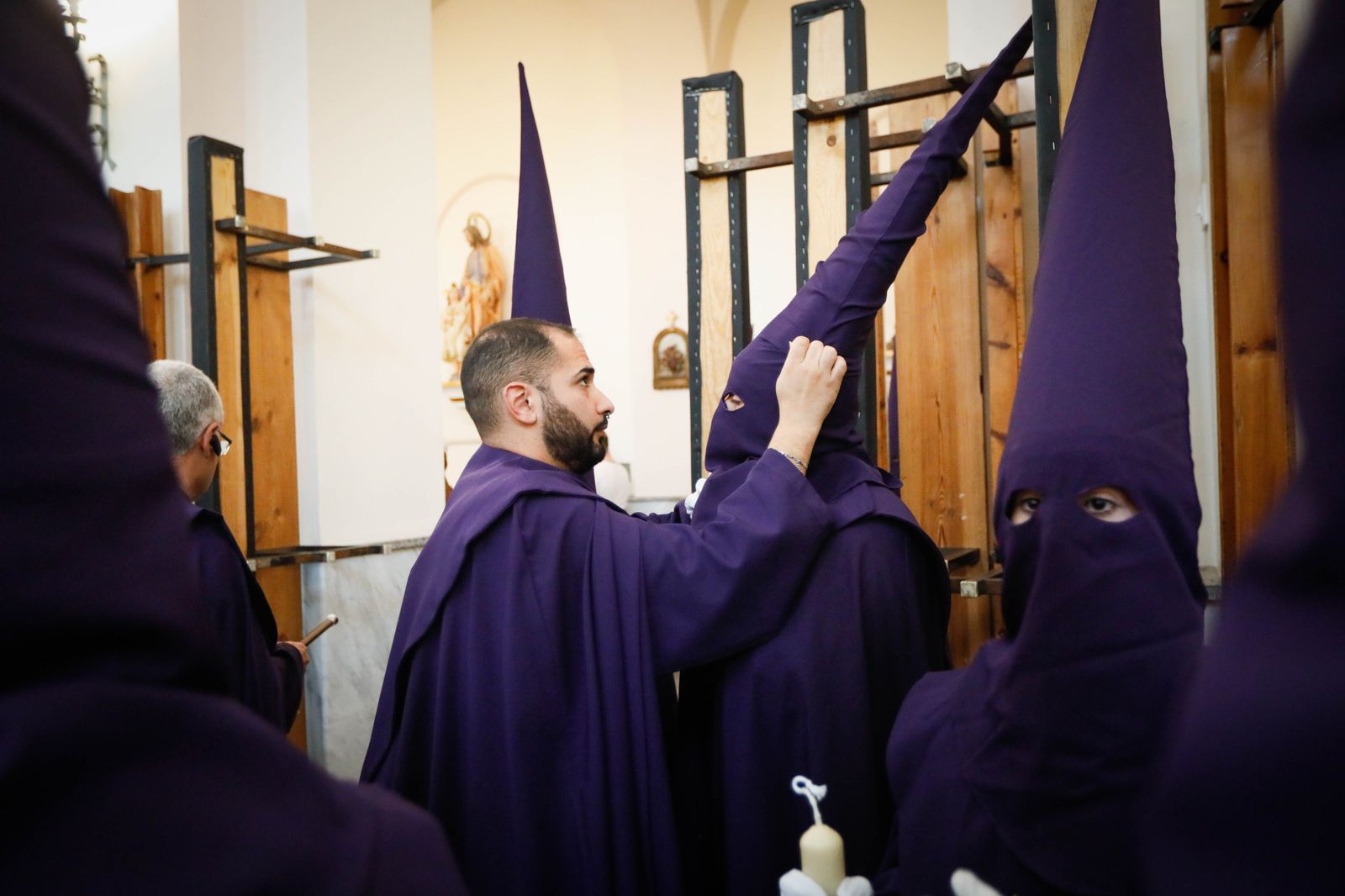 La procesión del Encuentro, en imágenes