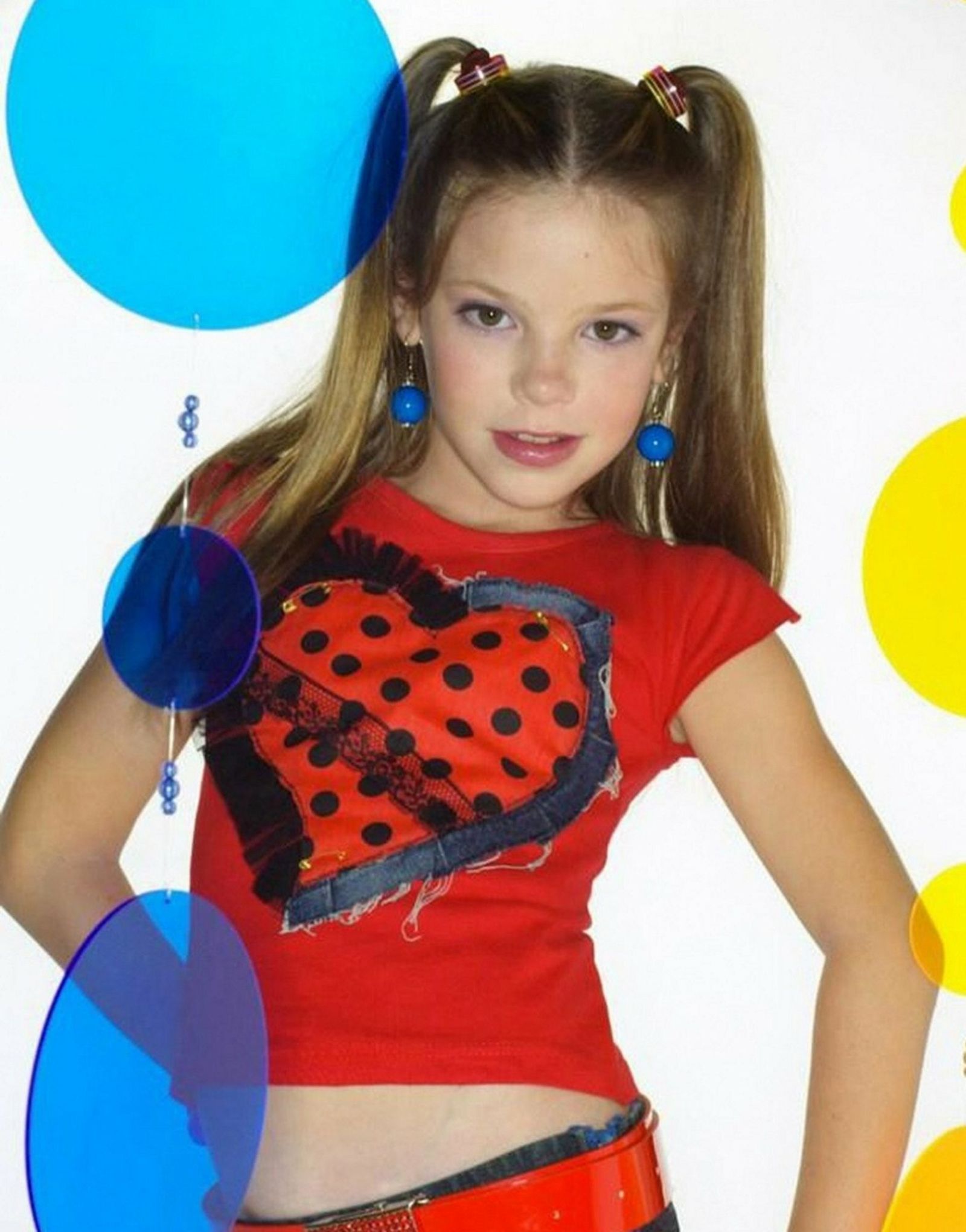 María Isabel, con 9 años, en la época de 'Antes muerta que sencilla'.