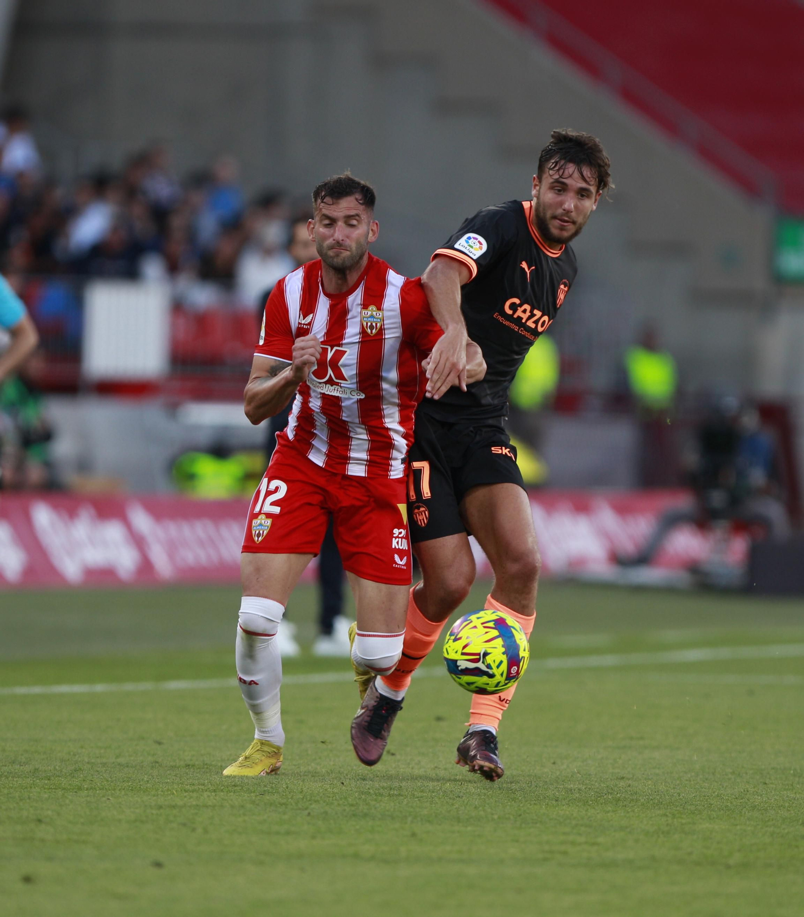 Fotogalería del partido de la Liga Santander, U.D. Almería-Valencia
