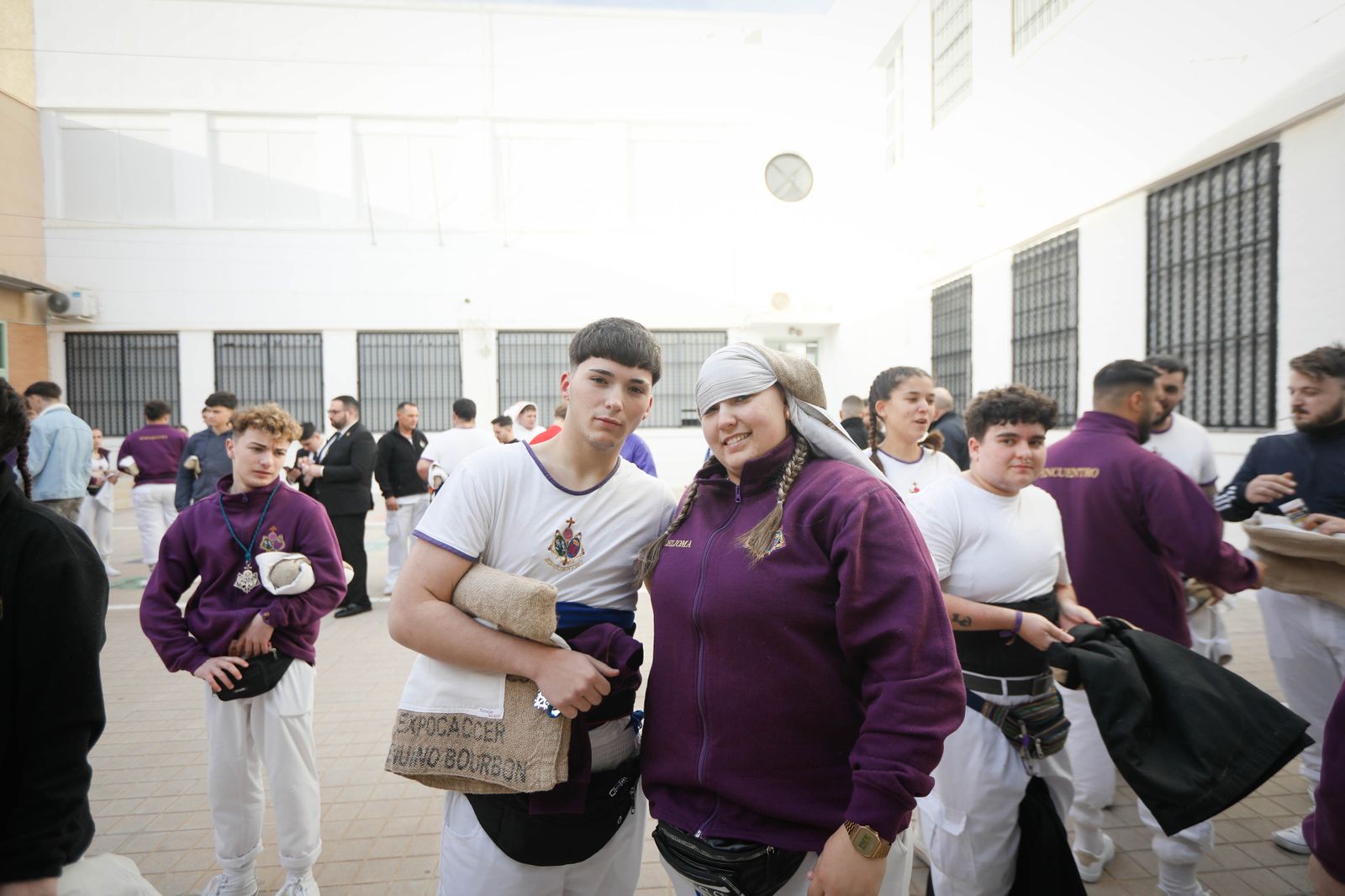 La procesión del Encuentro, en imágenes