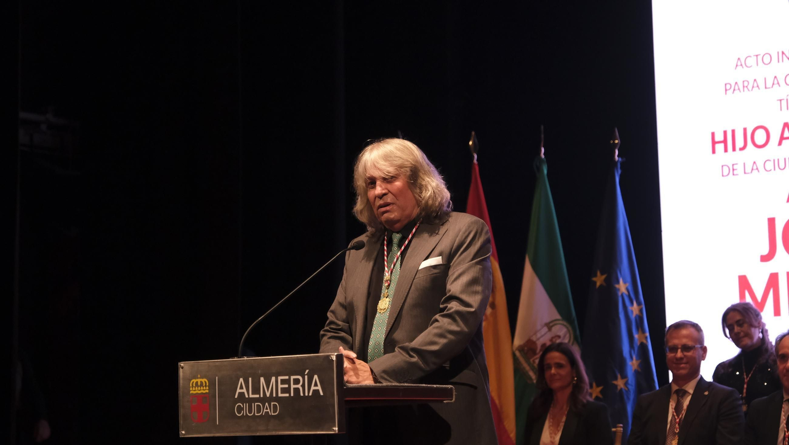 El cantaor José Mercé ya es Hijo Adoptivo de la Ciudad de Almería, en imágenes