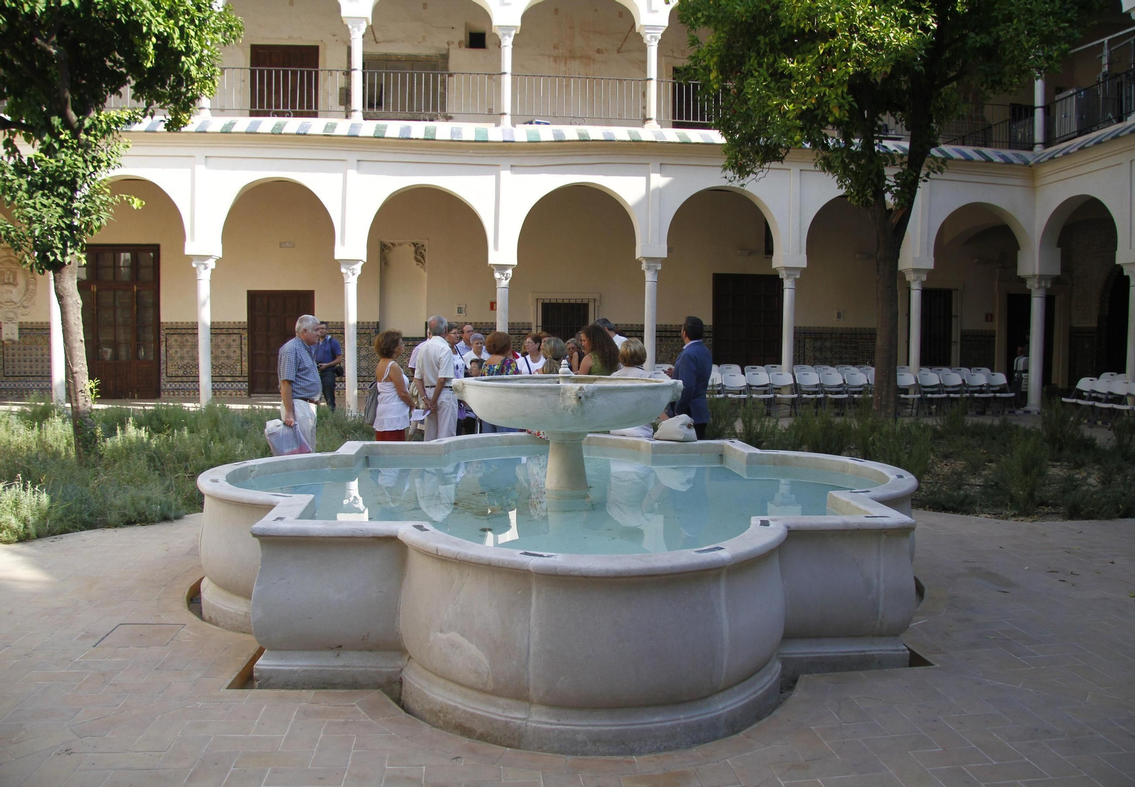 El claustro del convento de Santa Clara.