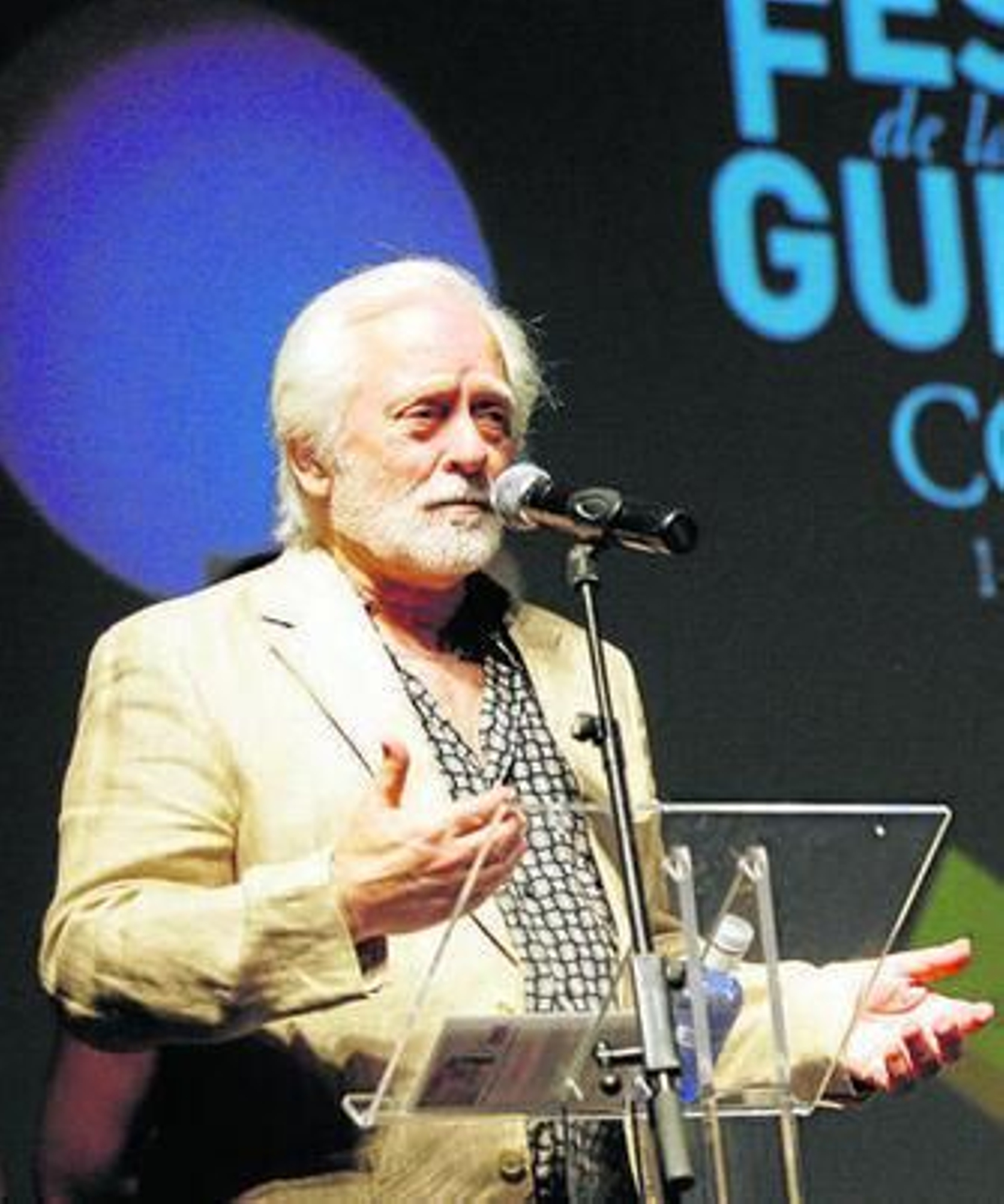 Manolo Sanlúcar, en una imagen tomada en julio en Córdoba.