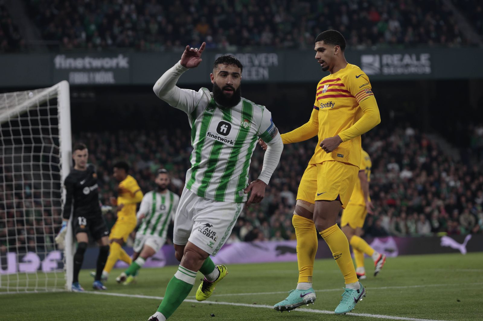 Las imágenes del Betis - Barcelona