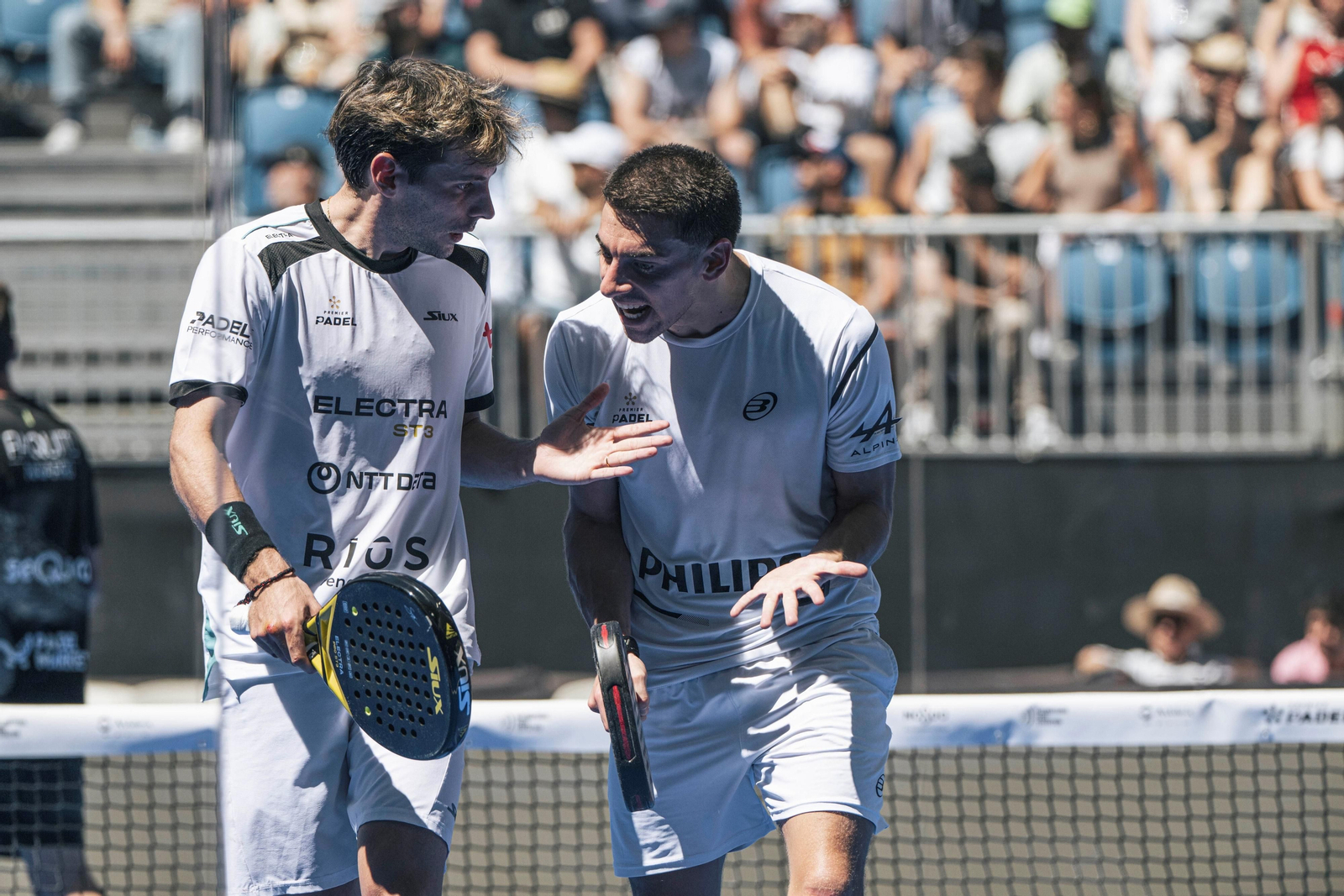 Las mejores imágenes de las semifinales de pádel en el Estadio de la Cartuja