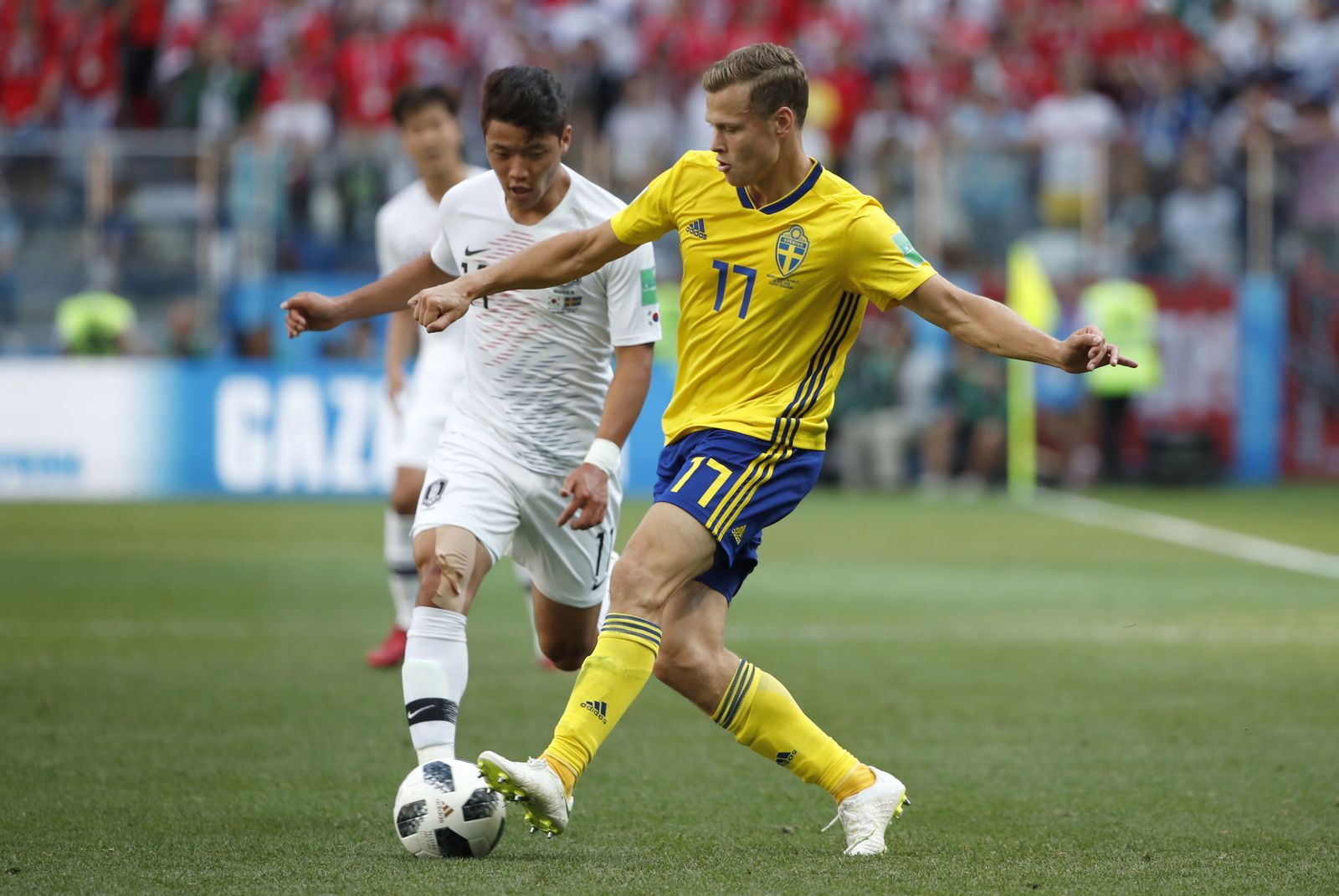 Las imágenes del Suecia-Corea del Sur