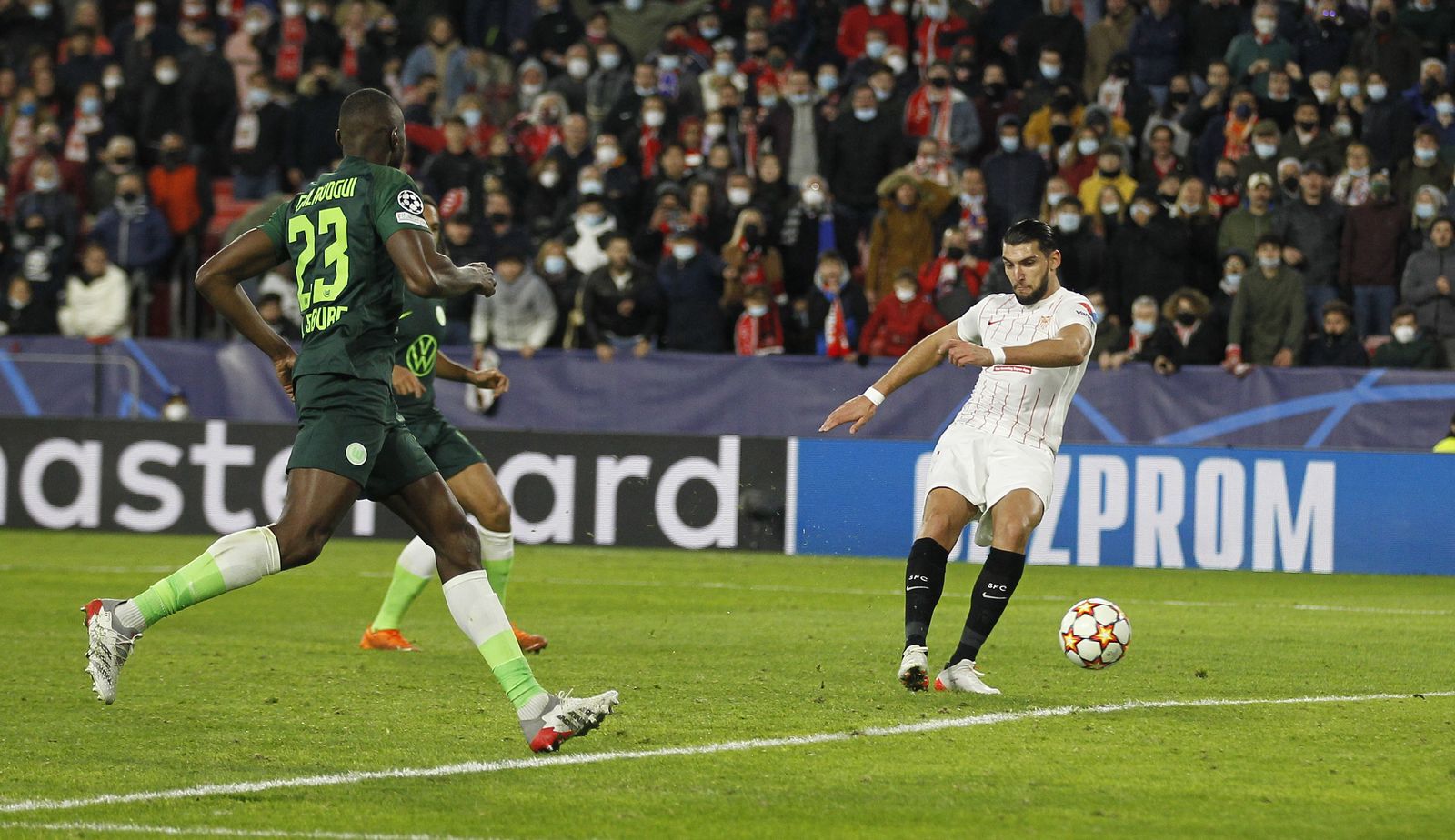 Las imágenes del Sevilla-Wolfsburgo