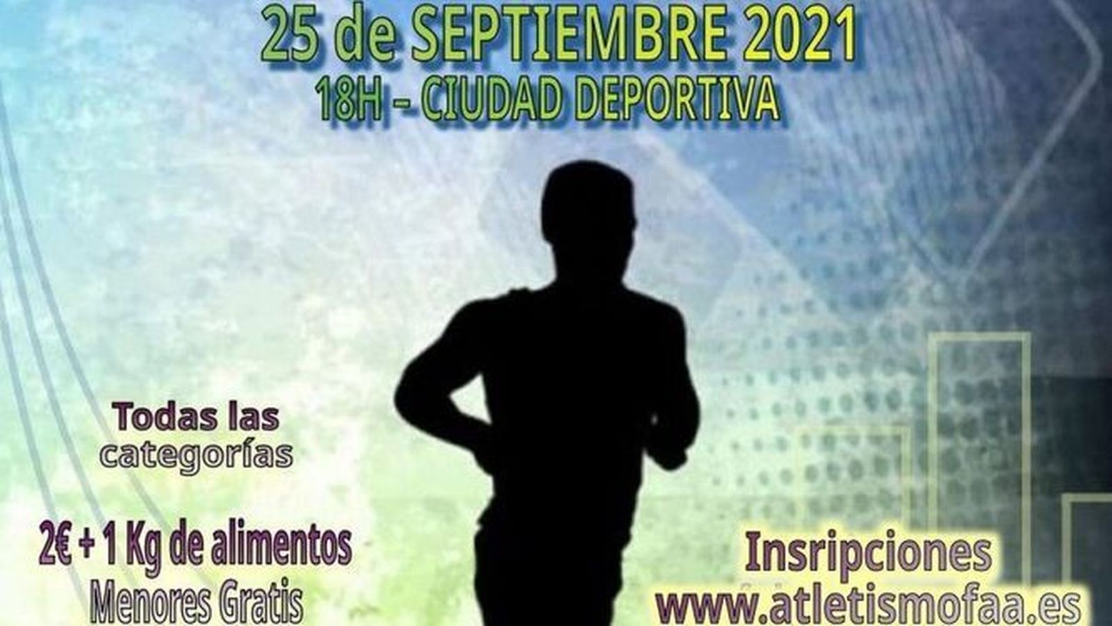 El cartel anunciador de la Milla Urbana Ciudad de El Puerto.