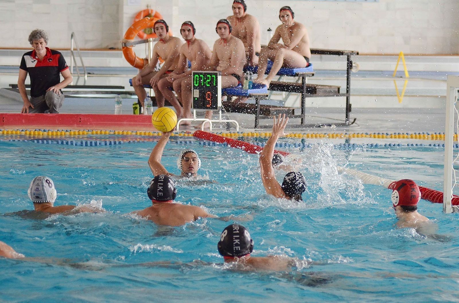 Partido del Waterpolo Málaga.