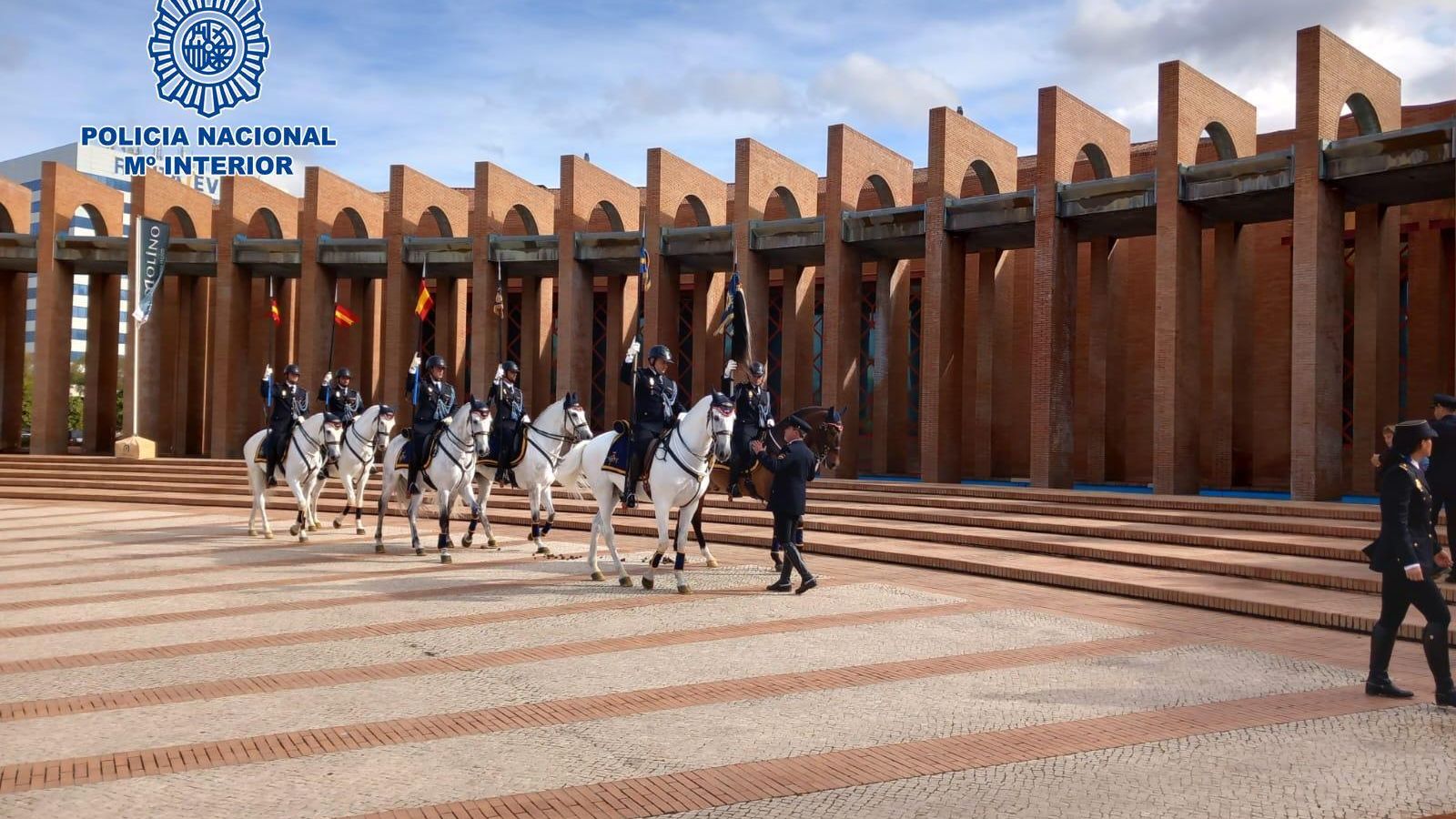 La Unidad de Caballería de la Policía Nacional, en el Sicab.