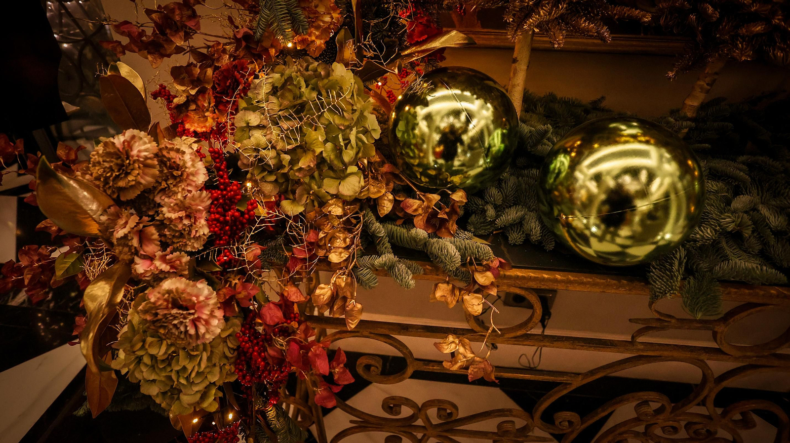 Espectacular decoración navideña del Hotel Casa Palacio María Luisa de Jerez