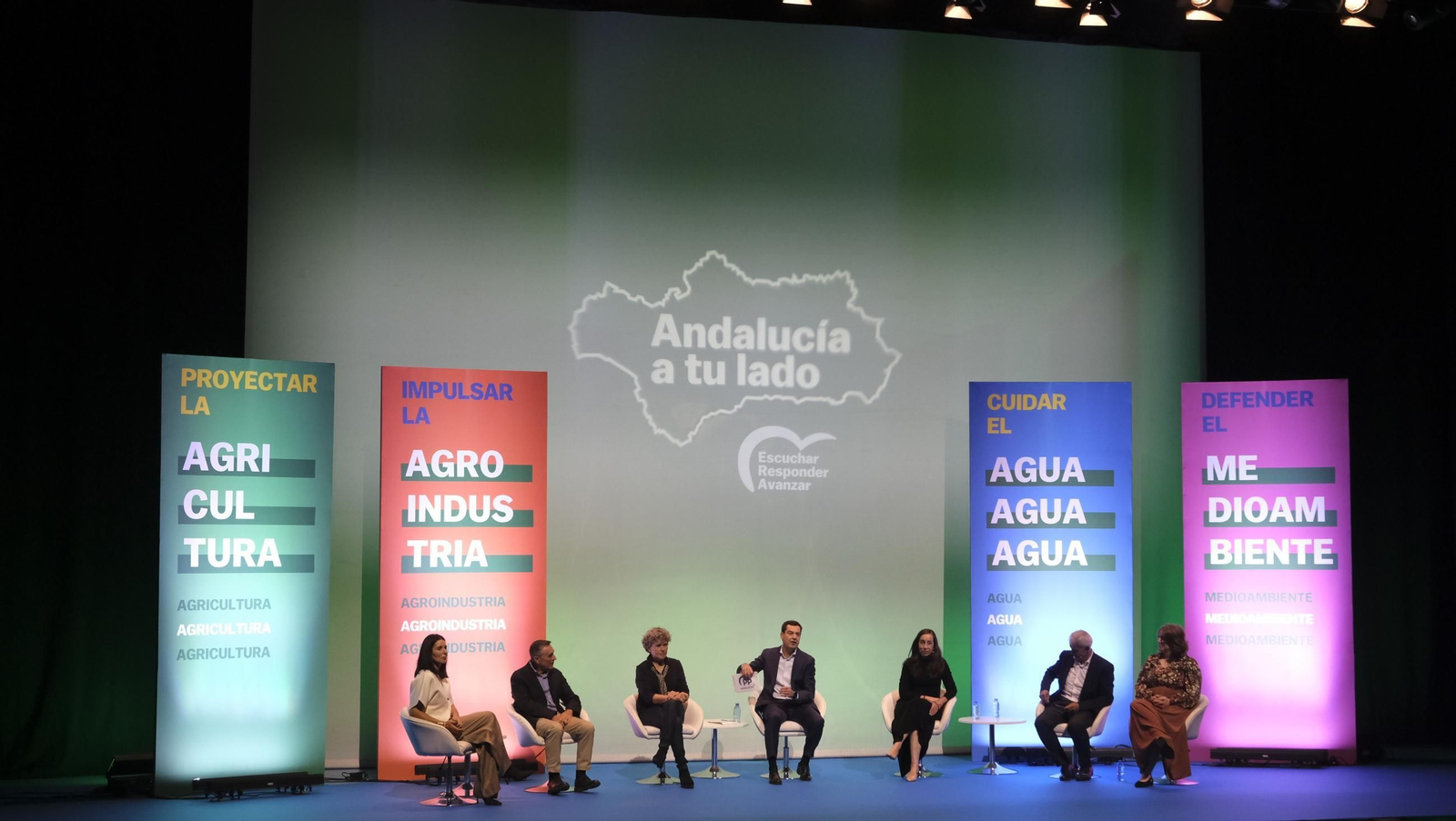 Las imágenes del 'Foro, Agricultura, Agua y Futuro en Andalucía' organizado por el PP