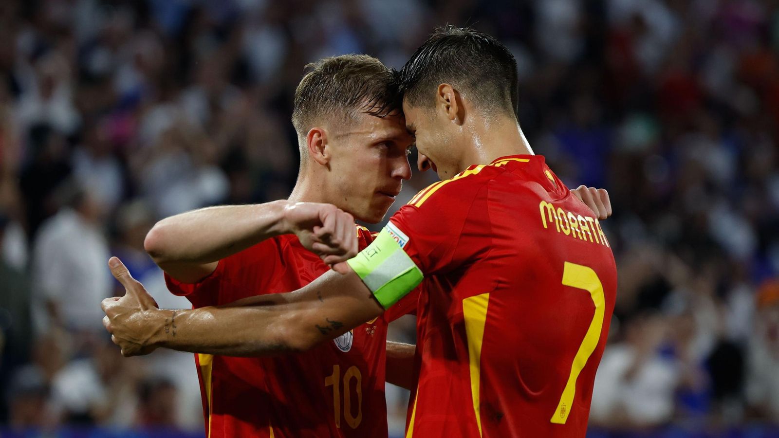 Las mejores imágenes del España - Francia