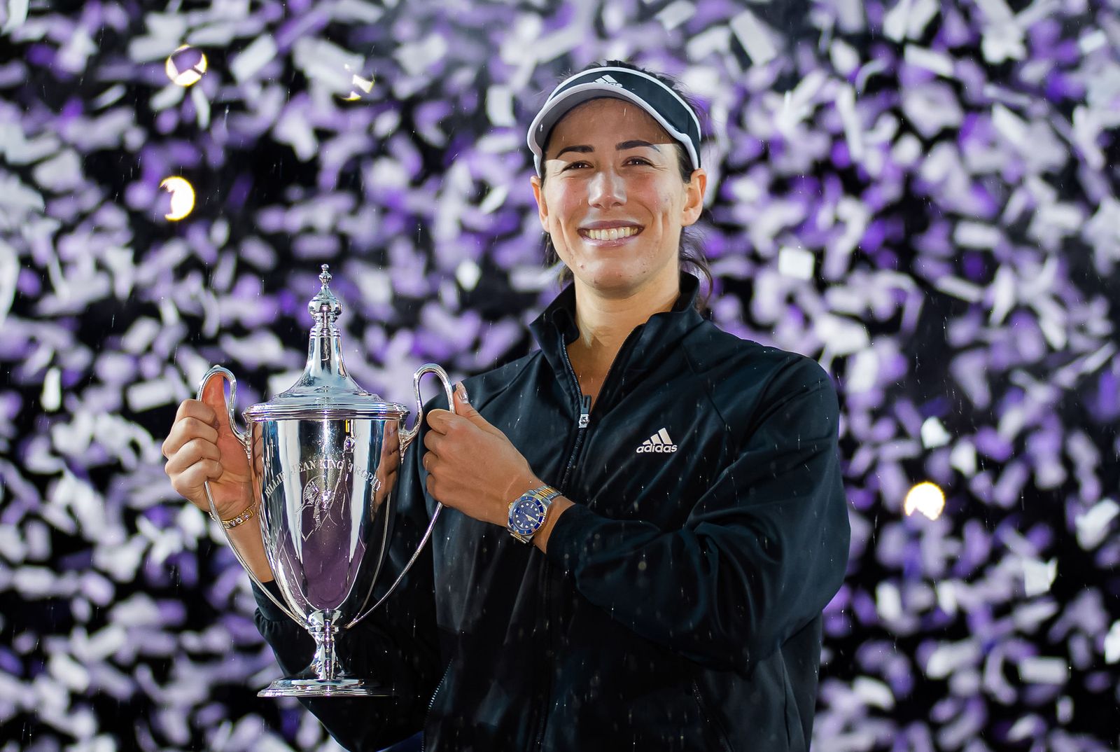 La celebración de Muguruza como 'maestra' del tenis