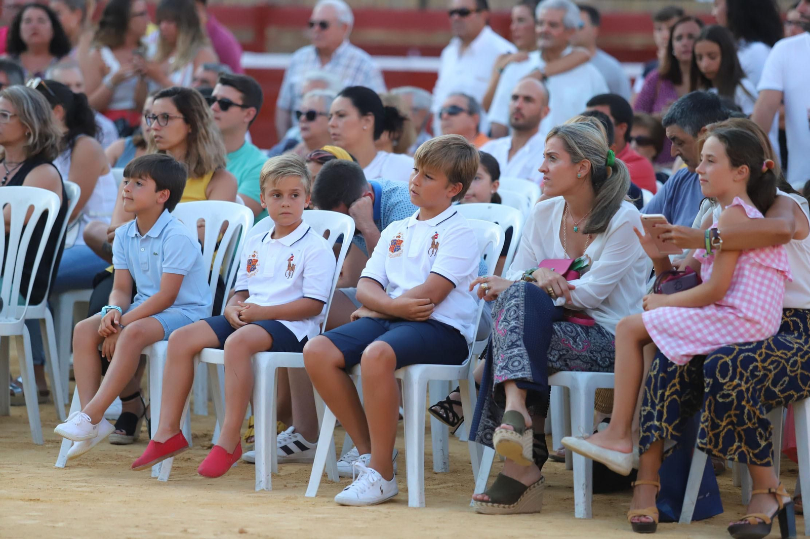 Imágenes de la clase de rejoneo de Andrés Romero en la Plaza de Toros