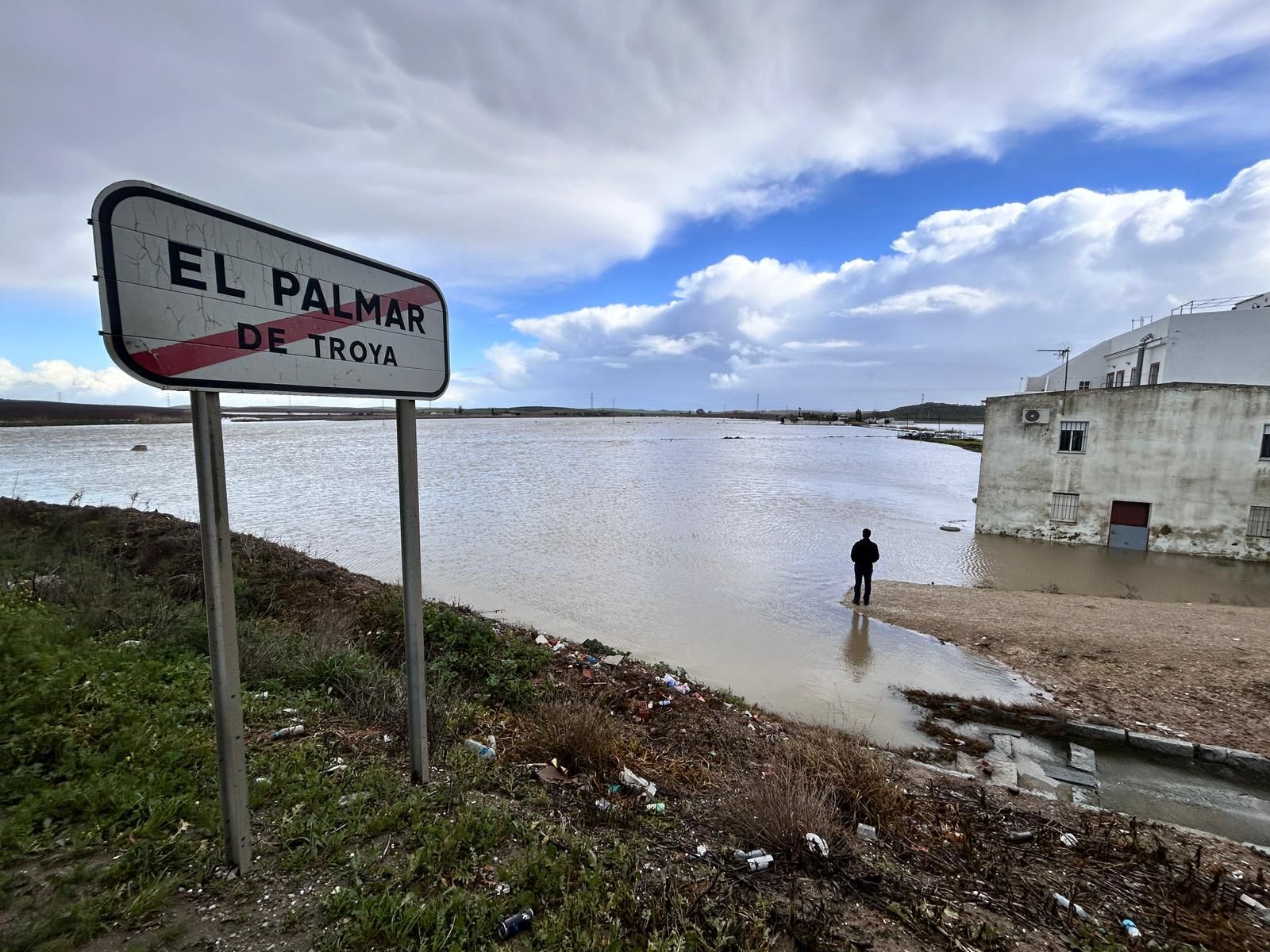 El Palmar de Troya en la mañana de este viernes 6 de febrero de 2026.