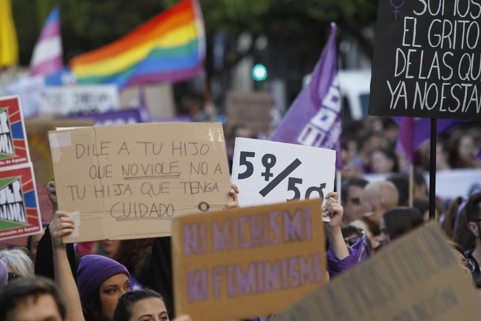 Fotogalería manifestación Día Internacional de la Mujer