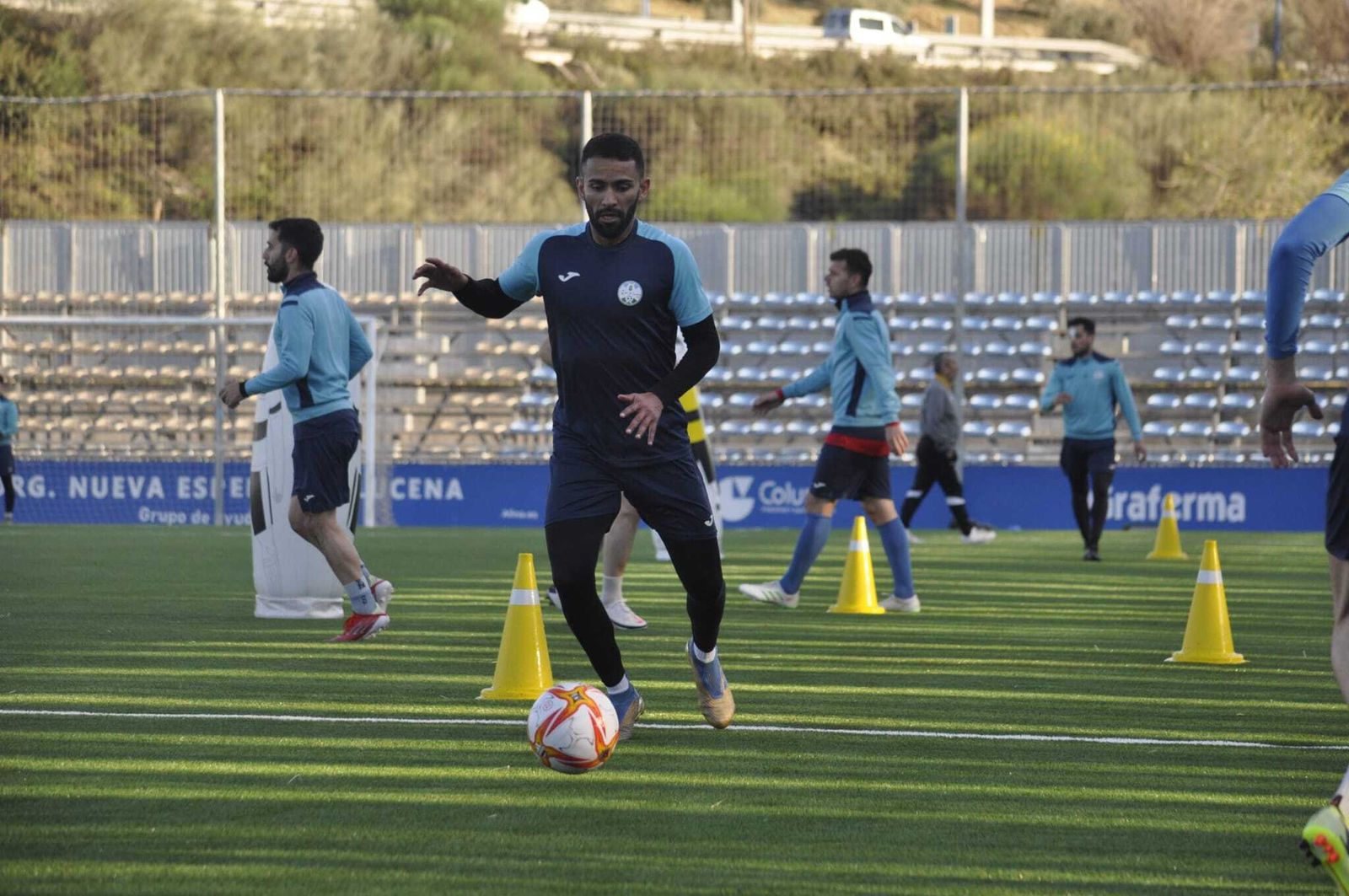 Joao Paulo, durante un entrenamiento del Ciudad de Lucena.