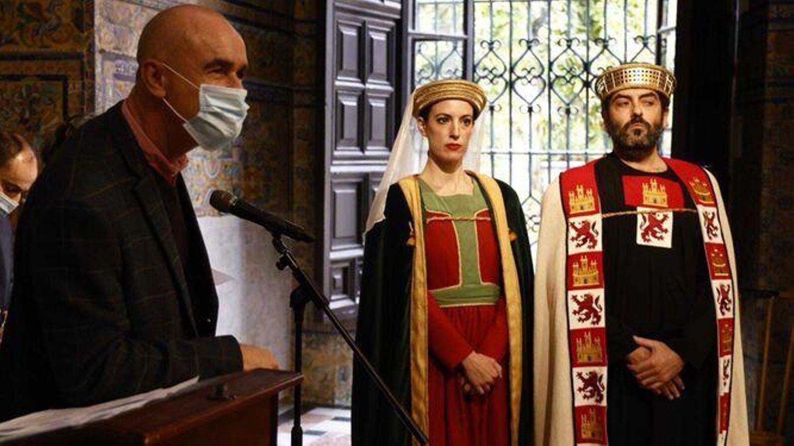 Presentación de las visitas teatralizadas en el Alcázar