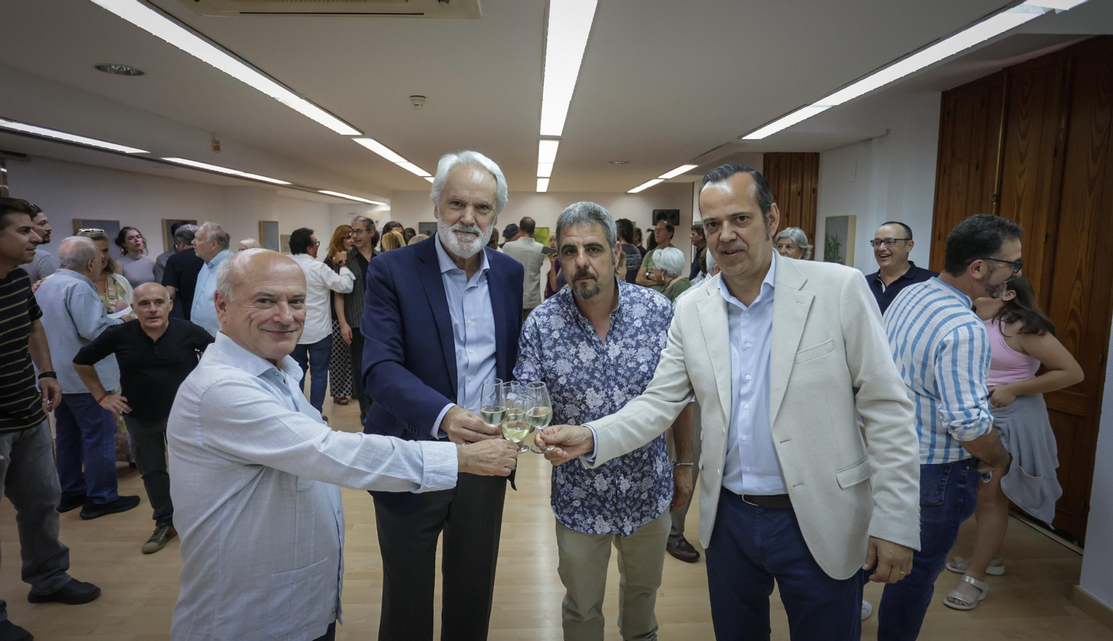 Fotos de la inauguración de la exposición de Jaime Pandelet en la sala ArteAdiario