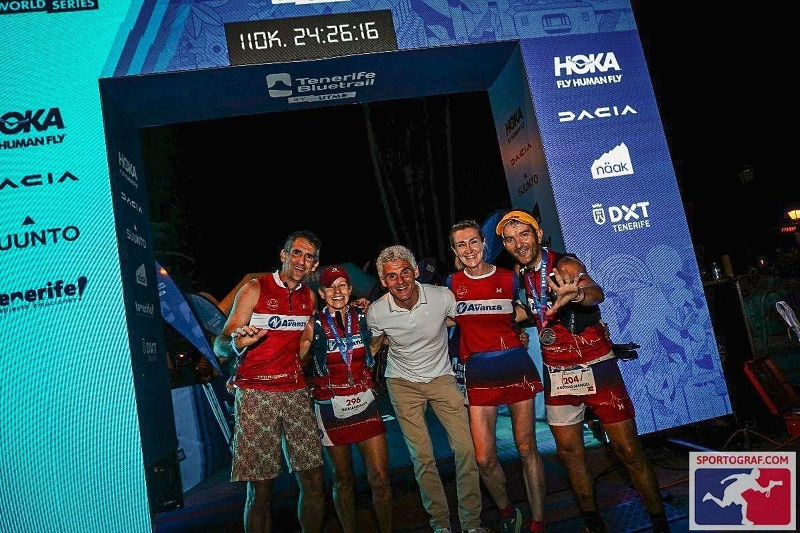 El Club Trailrunners Avanza Jaén brilló en la cita tinerfeña.