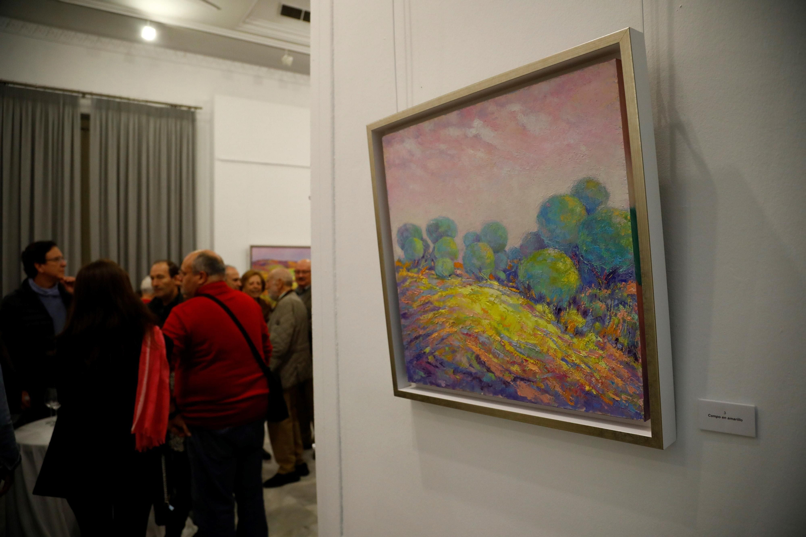 Miguel Cachinero expone su obra en el Real Círculo de la Amistad de Córdoba, en imágenes