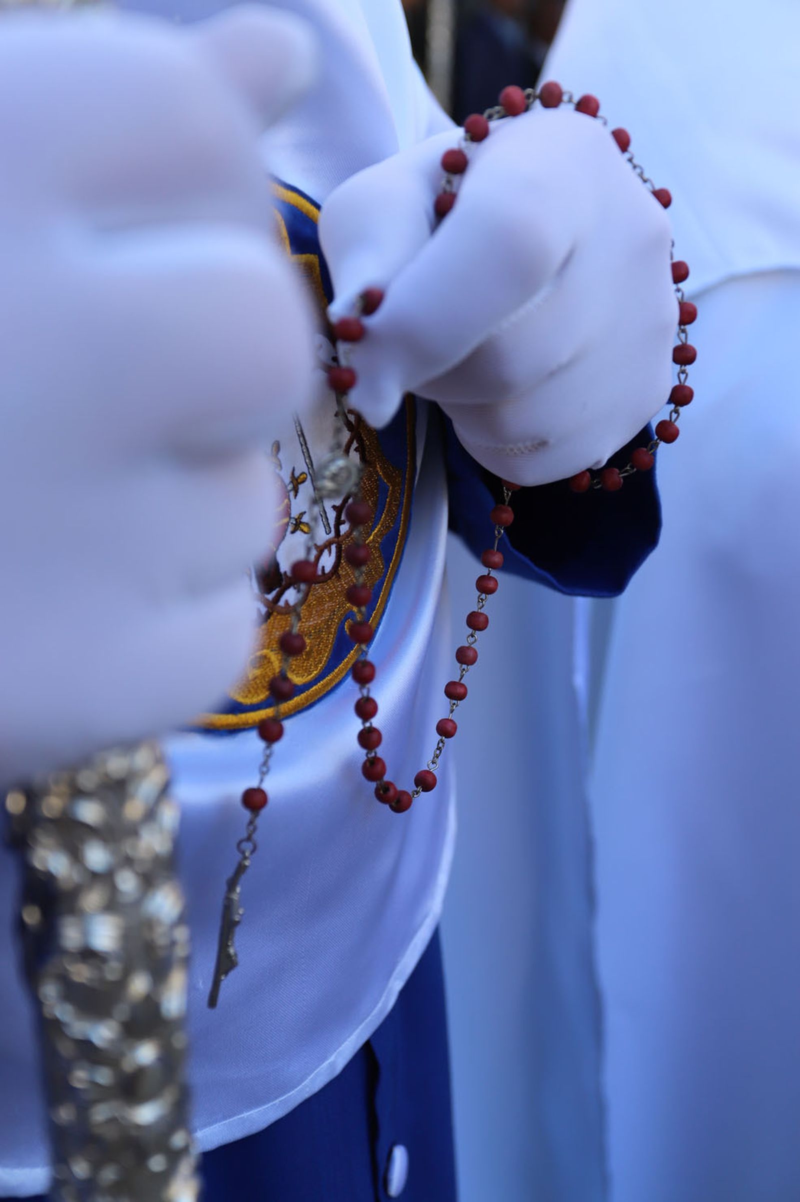 Imágenes de la procesión de la hermandad de la Lanzada de Huelva