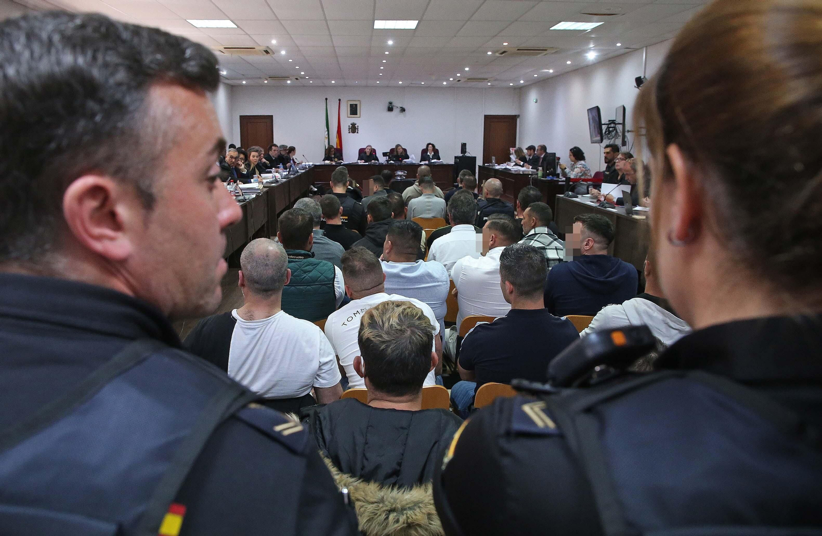 Fotos del inicio del macrojuicio contra Los Castañas en Algeciras