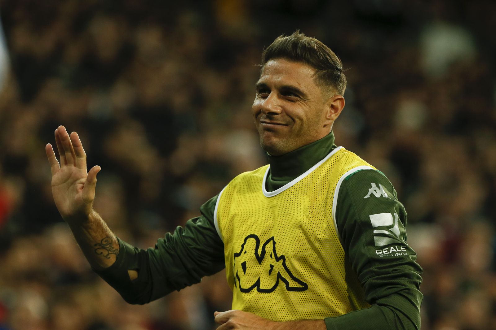 Joaquín, en un partido del Betis de la presente temporada.