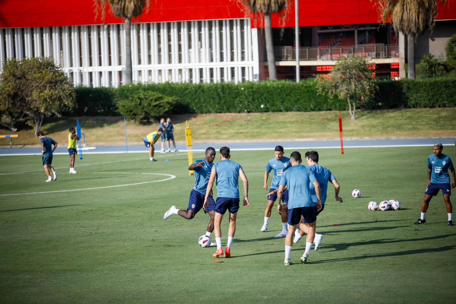Primer entrenamiento pretemporada del Almería, en imágenes