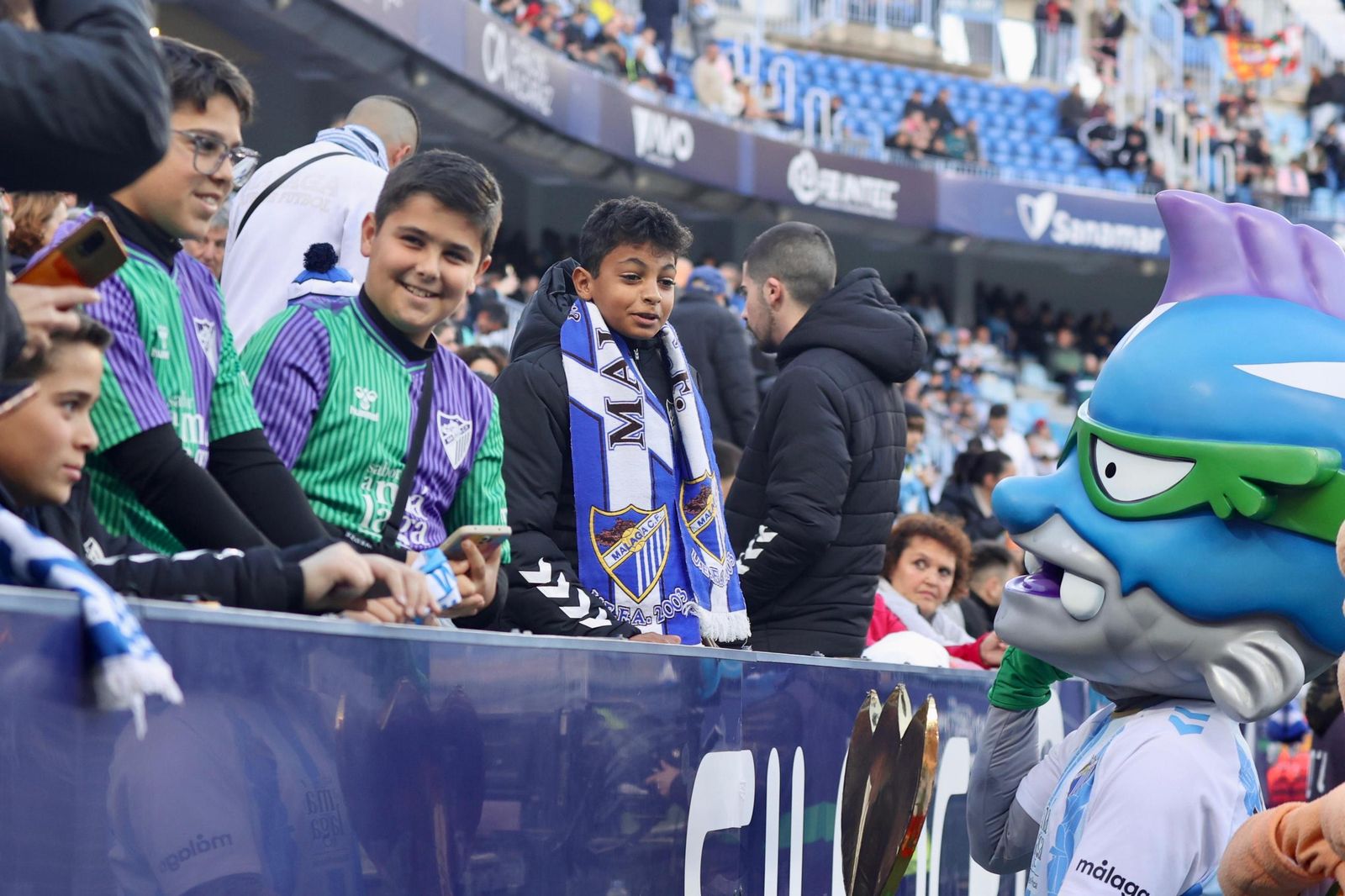 Búscate en las gradas de La Rosaleda en el Málaga-Levante
