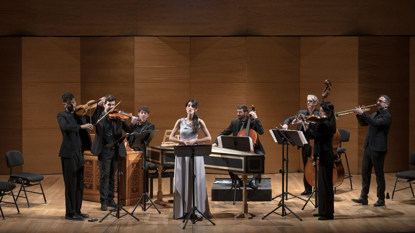 Un momento del concierto de cierre del Otoño Barroco en el Espacio Turina.