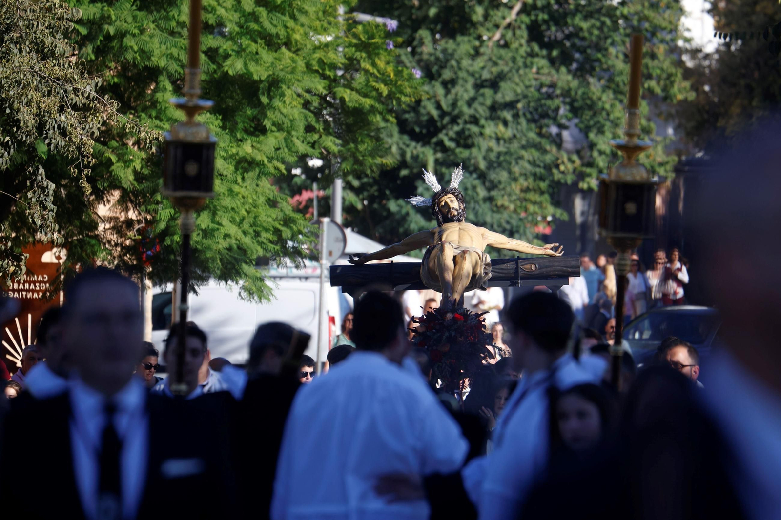 Santísimo Cristo de la Caridad de Pozoblanco, en el Magno Vía Crucis de Córdoba