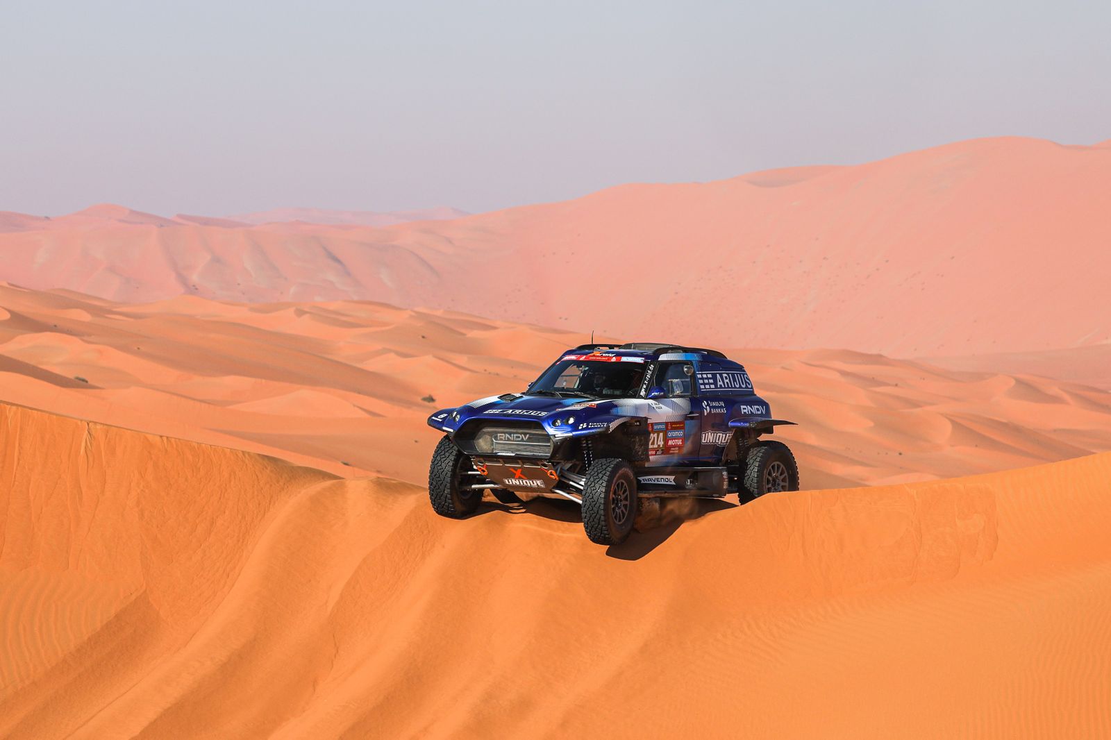 Las mejores fotos del Dakar por las dunas