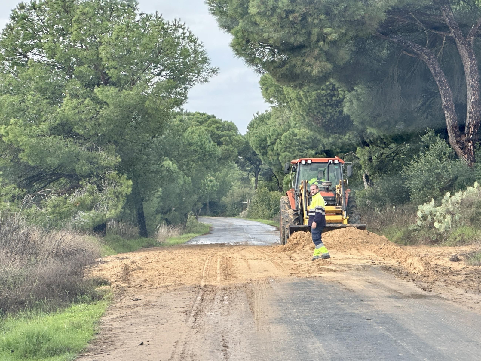 Imágenes del paso de la DANA por Huelva