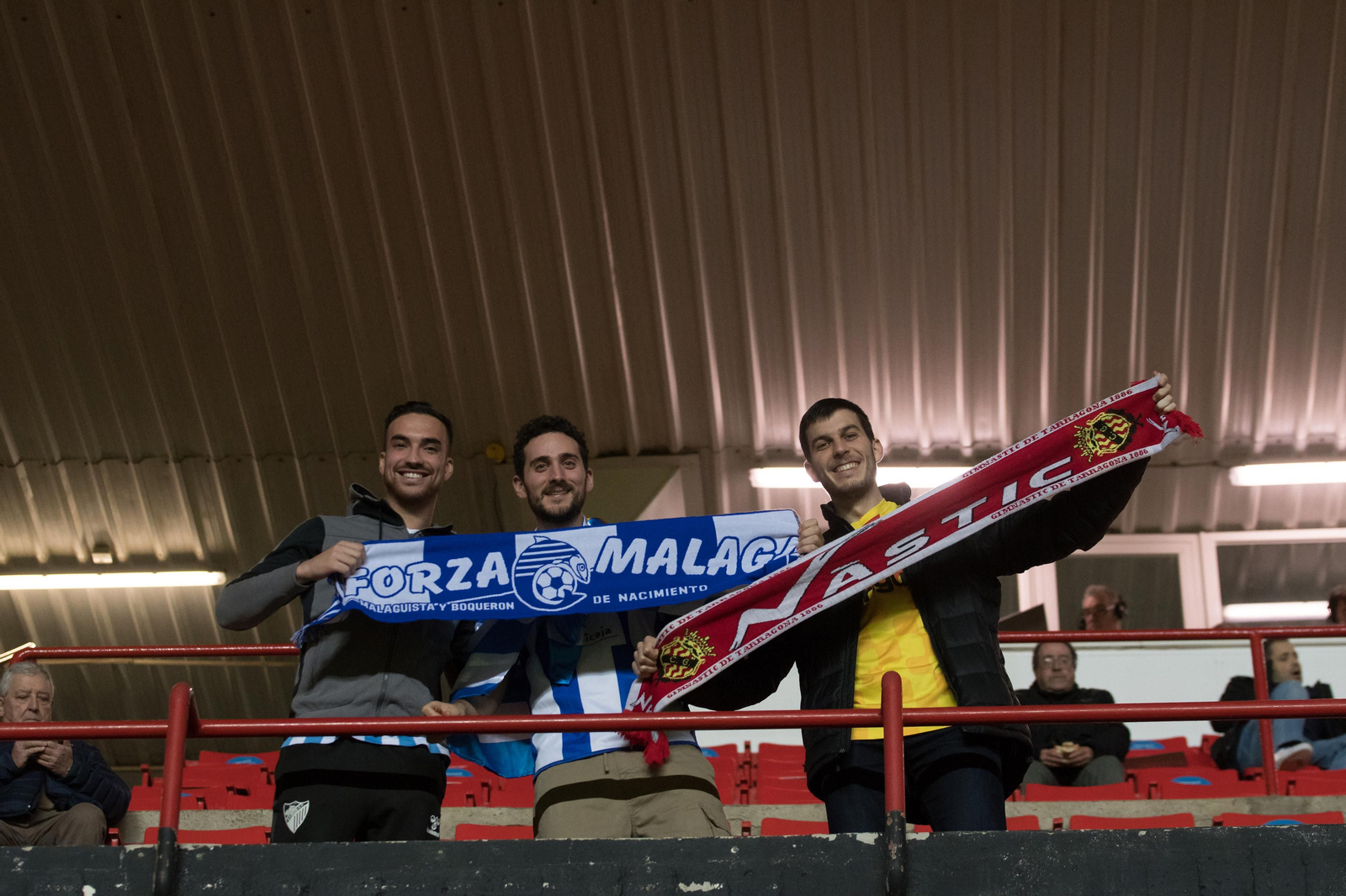 Las imágenes del Nàstic - Málaga CF, segunda ronda de la Copa del Rey