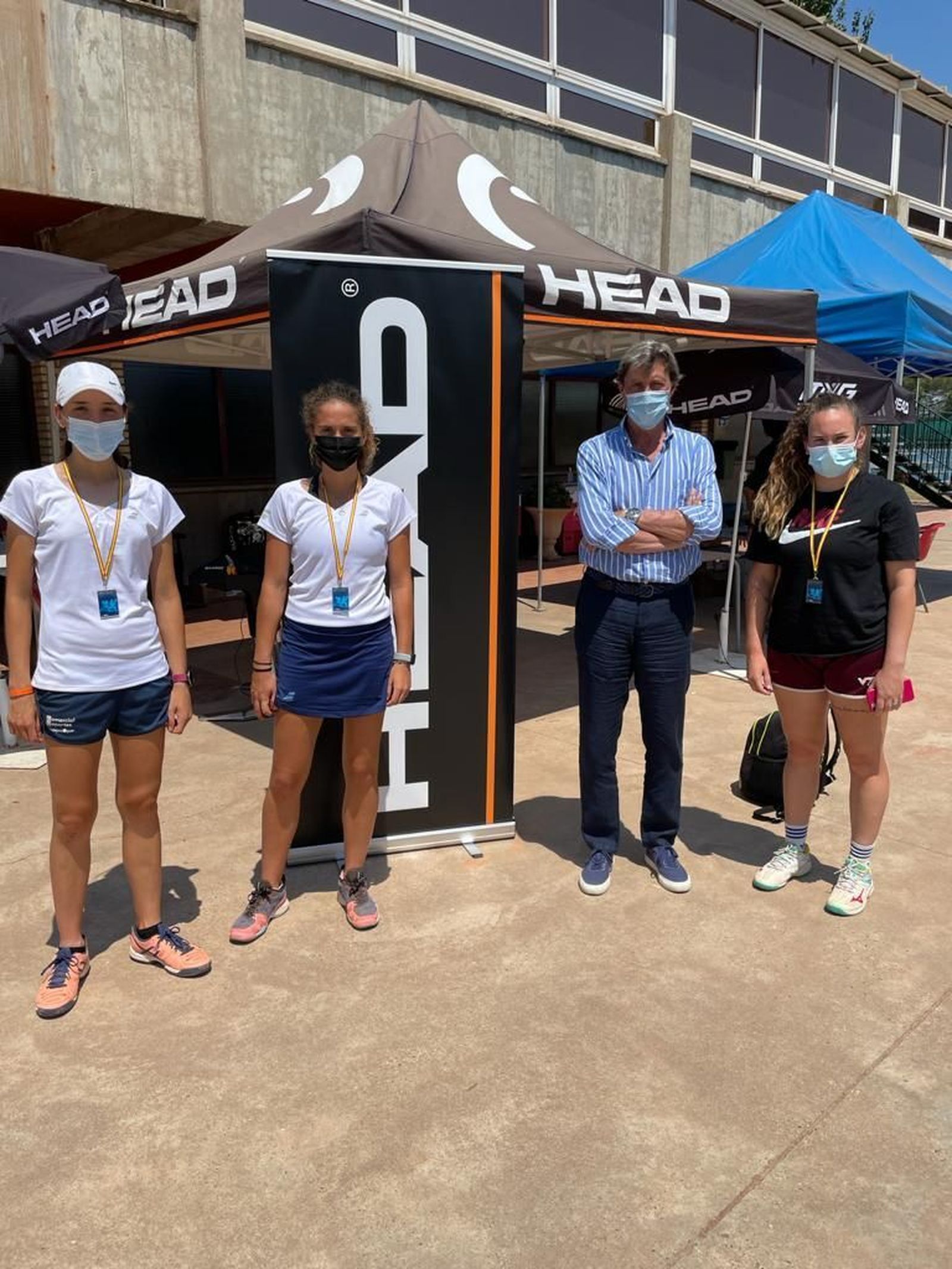 Las tenistas del CT Almería que alcanzaron las semifinales del Nacional