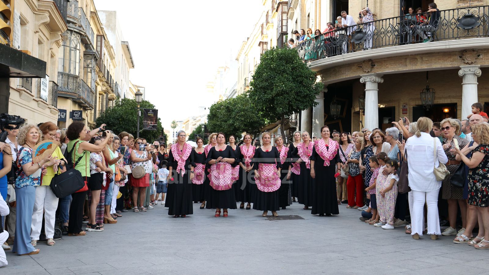 Flashmob de la academia de baile de Fani Muñoz en Jerez