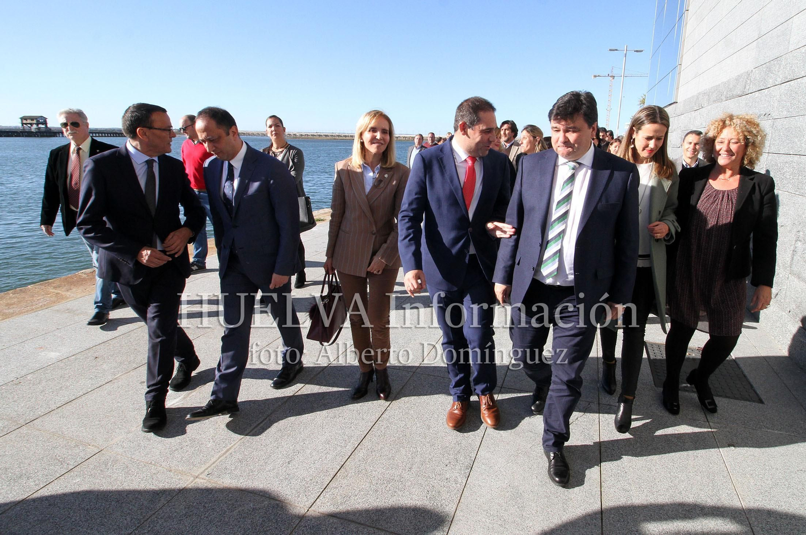 Inauguración de la Nueva Lonja del Puerto de Huelva, en imágenes