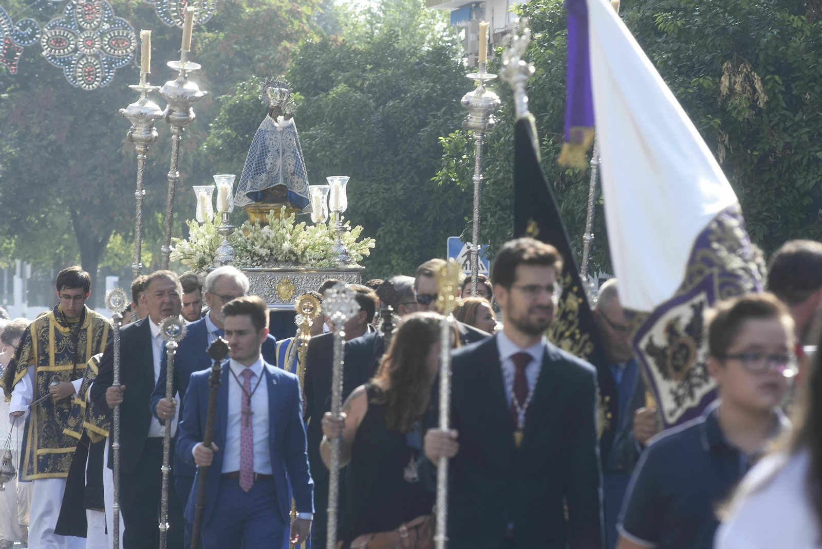 El primer traslado de la Fuensanta en el 25 aniversario de su Coronación, en fotografías
